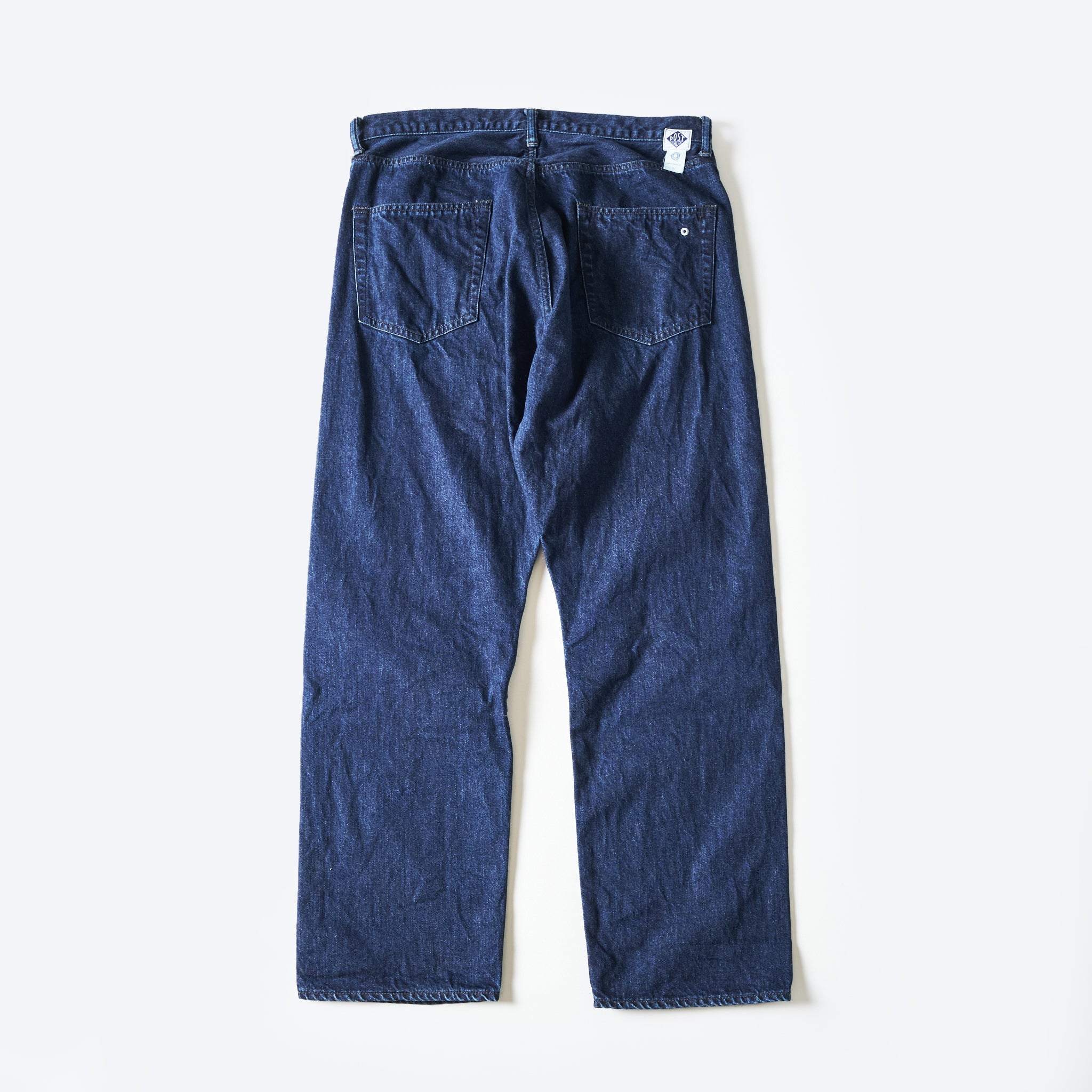 #1382-12DW No.1 Five Pocket : 12oz. selvedge deep washed denim indigo