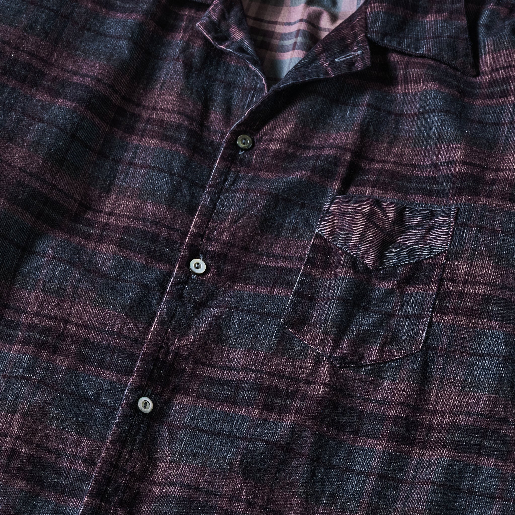 #3221-MC6 NEUTRA 6 : mini cords dark plaid