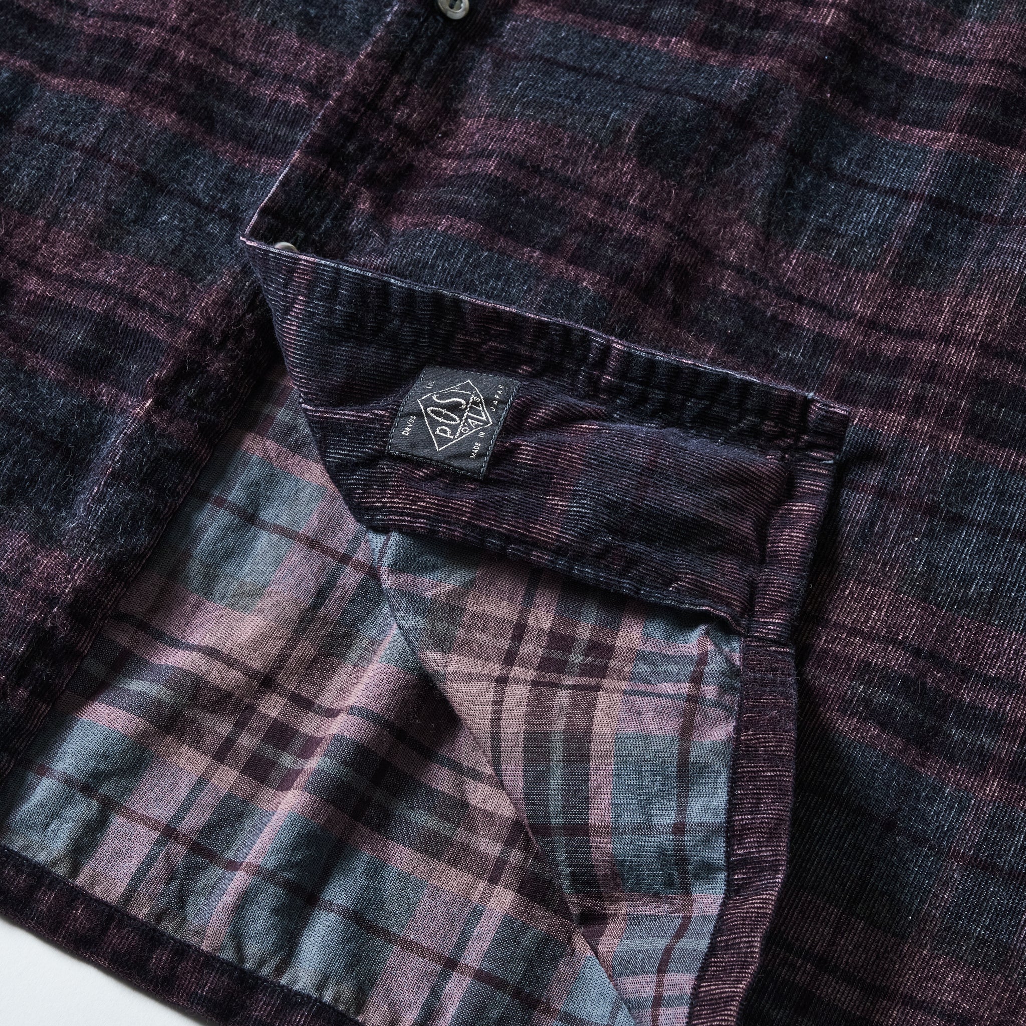 #3221-MC6 NEUTRA 6 : mini cords dark plaid