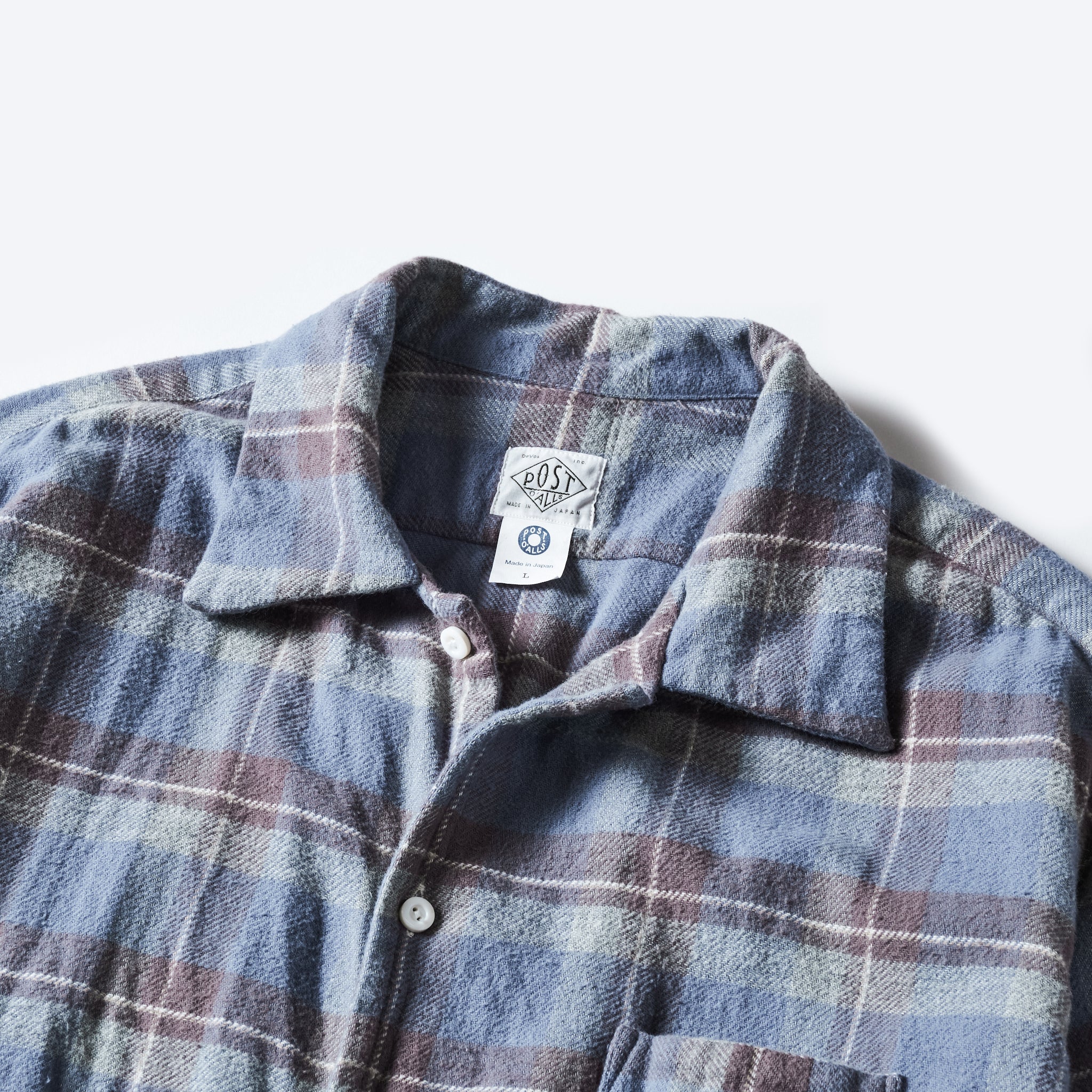 #3221-FP1 NEUTRA 6 : flannel plaid pale blue