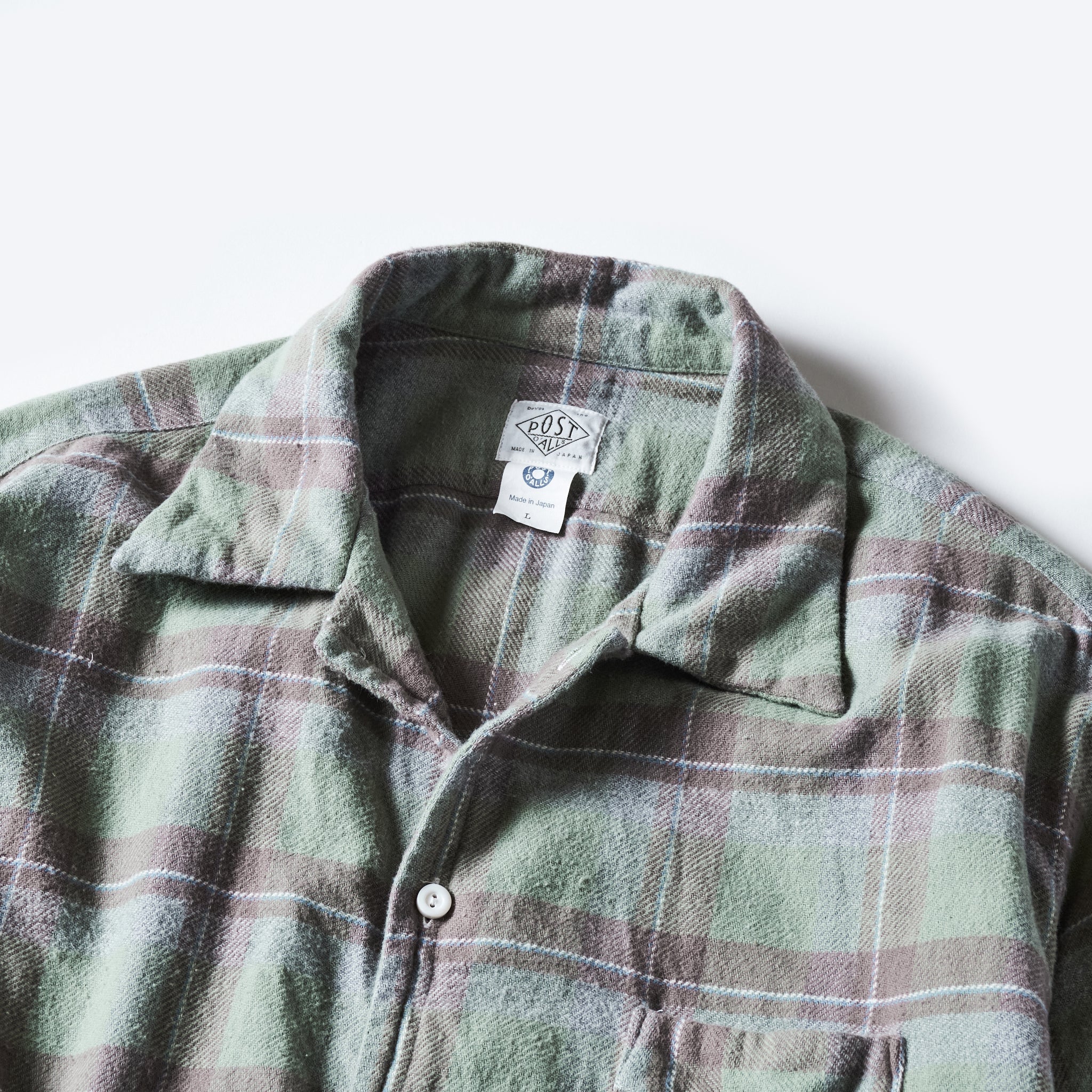 #3221-FP2 NEUTRA 6 : flannel plaid pale green