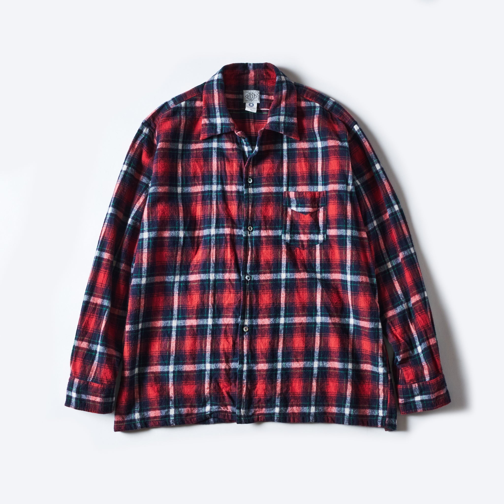 #3221-FP4 NEUTRA 6 : flannel plaid red