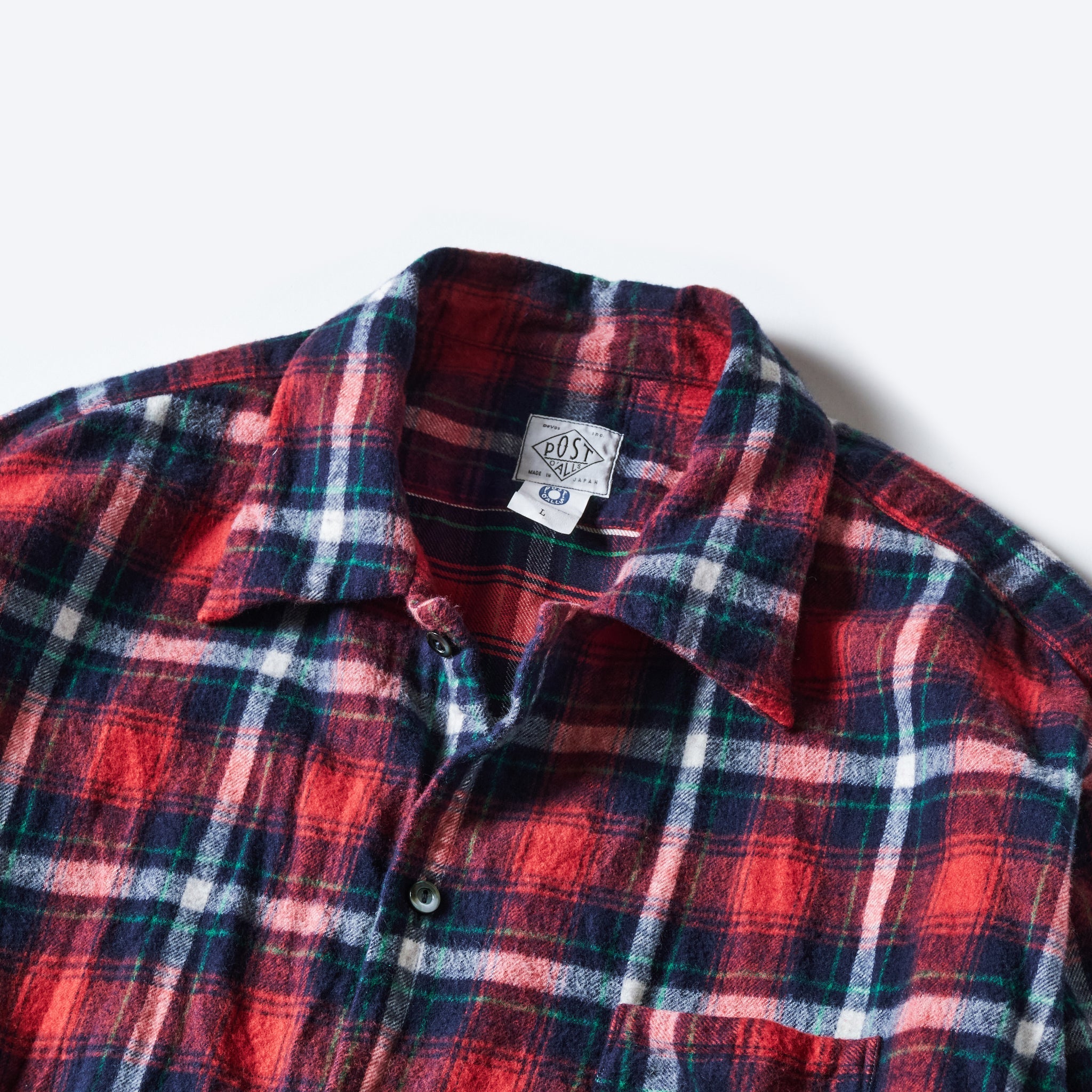 #3221-FP4 NEUTRA 6 : flannel plaid red