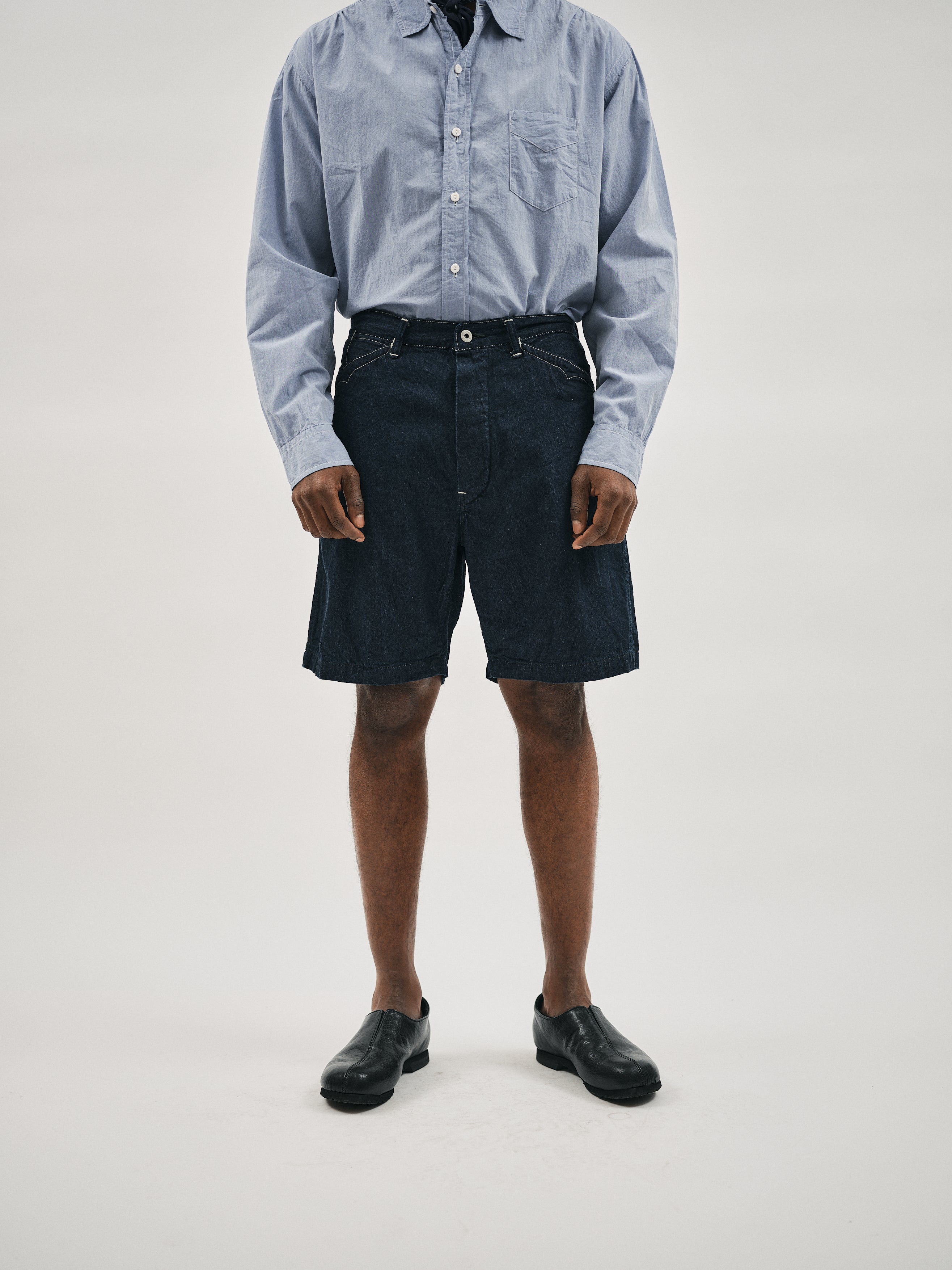 3327S-8DI SWEETBEAR Short : 8oz.denim dark indigo