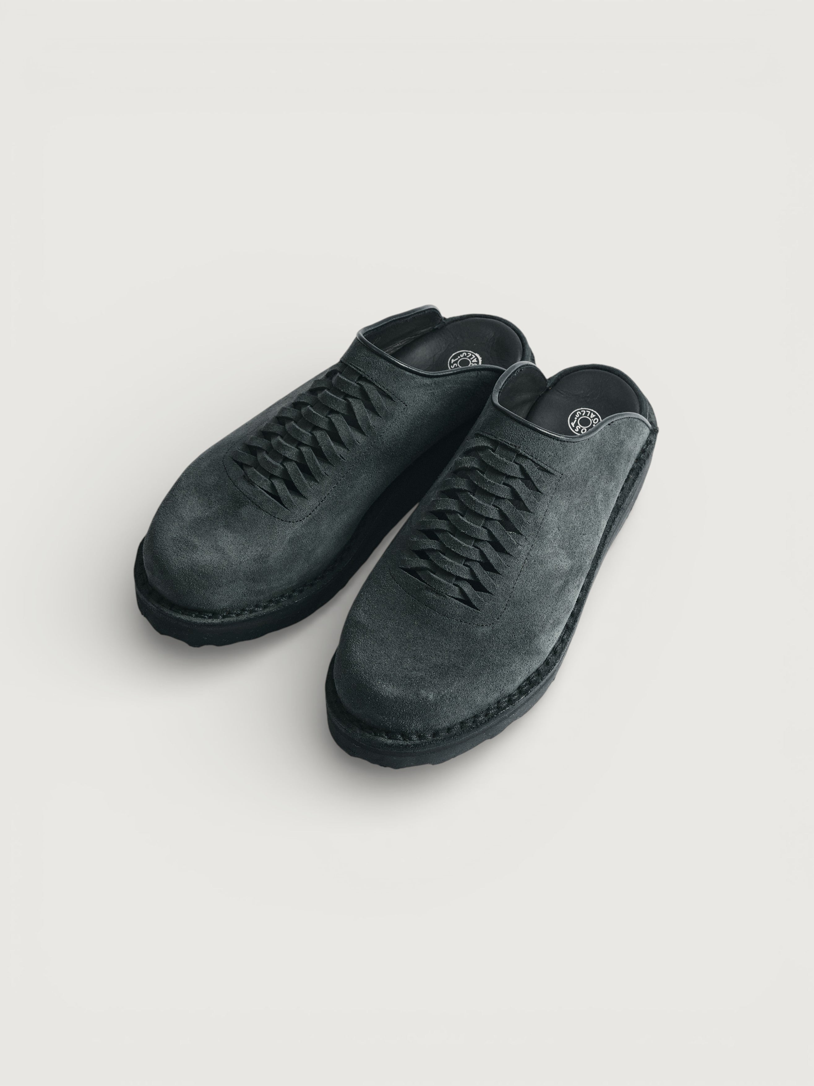 Vernacolo x Post O’Alls  VELDINI : cow suede Nero