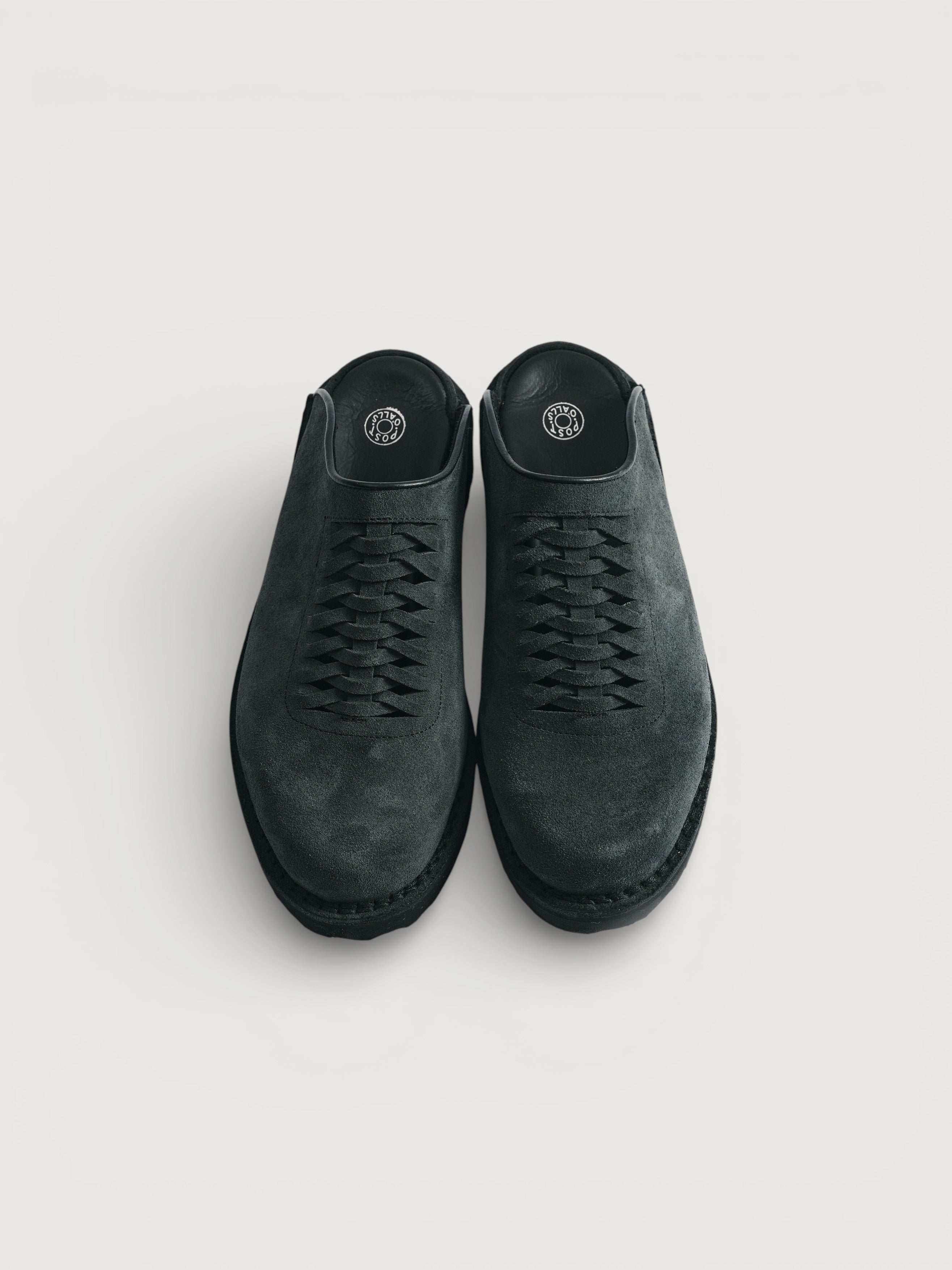 Vernacolo x Post O'Alls VELDINI : cow suede Nero