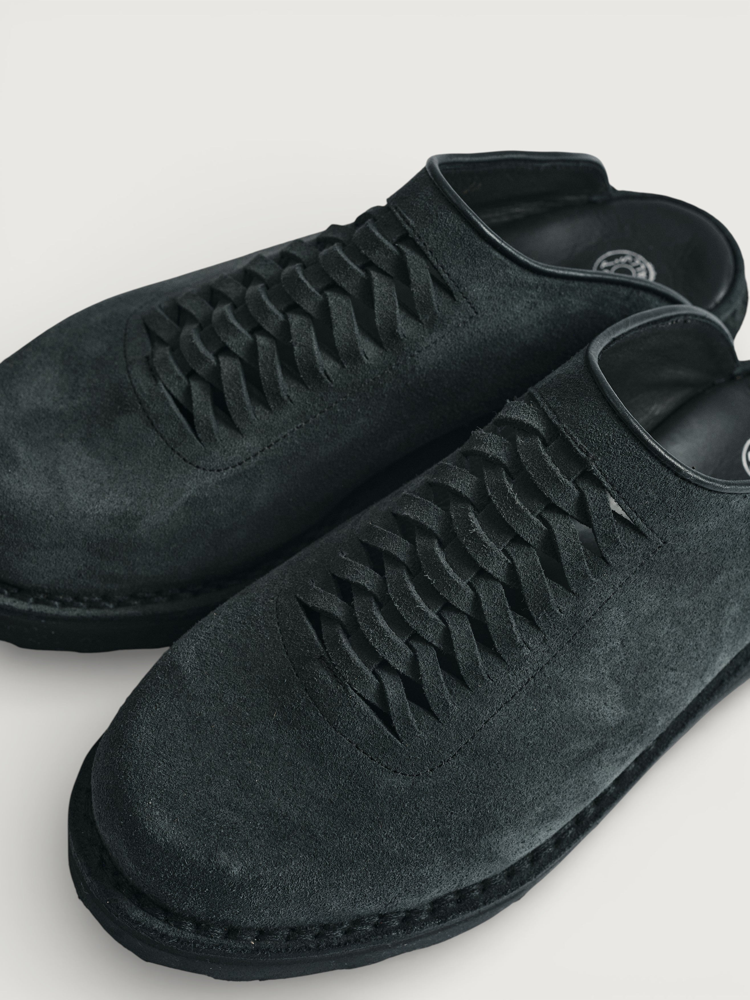 Vernacolo x Post O’Alls  VELDINI : cow suede Nero