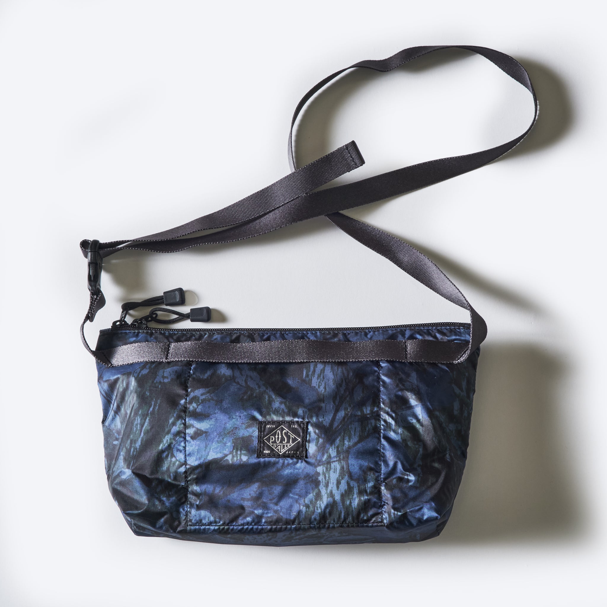 JP510-NC2 BAGSINPROGRESS x Post O'Alls FANNYPACK CROSSBODY : nylon forest camo blue jungle