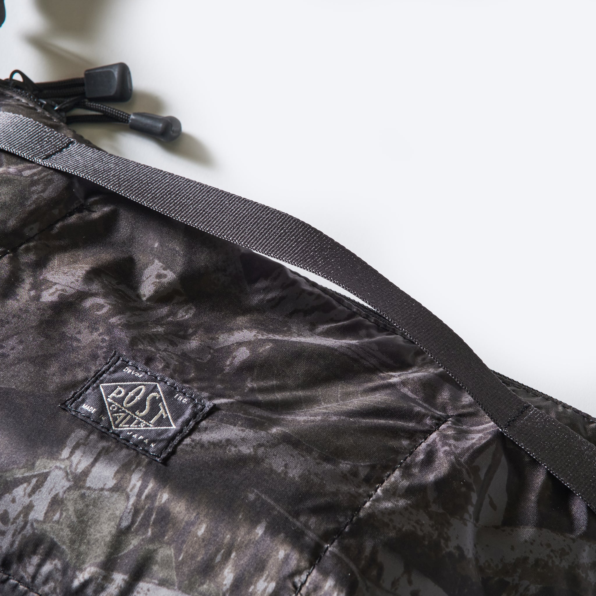 JP510-NC3 BAGSINPROGRESS x Post O'Alls FANNYPACK CROSSBODY : nylon forest camo grey jungle