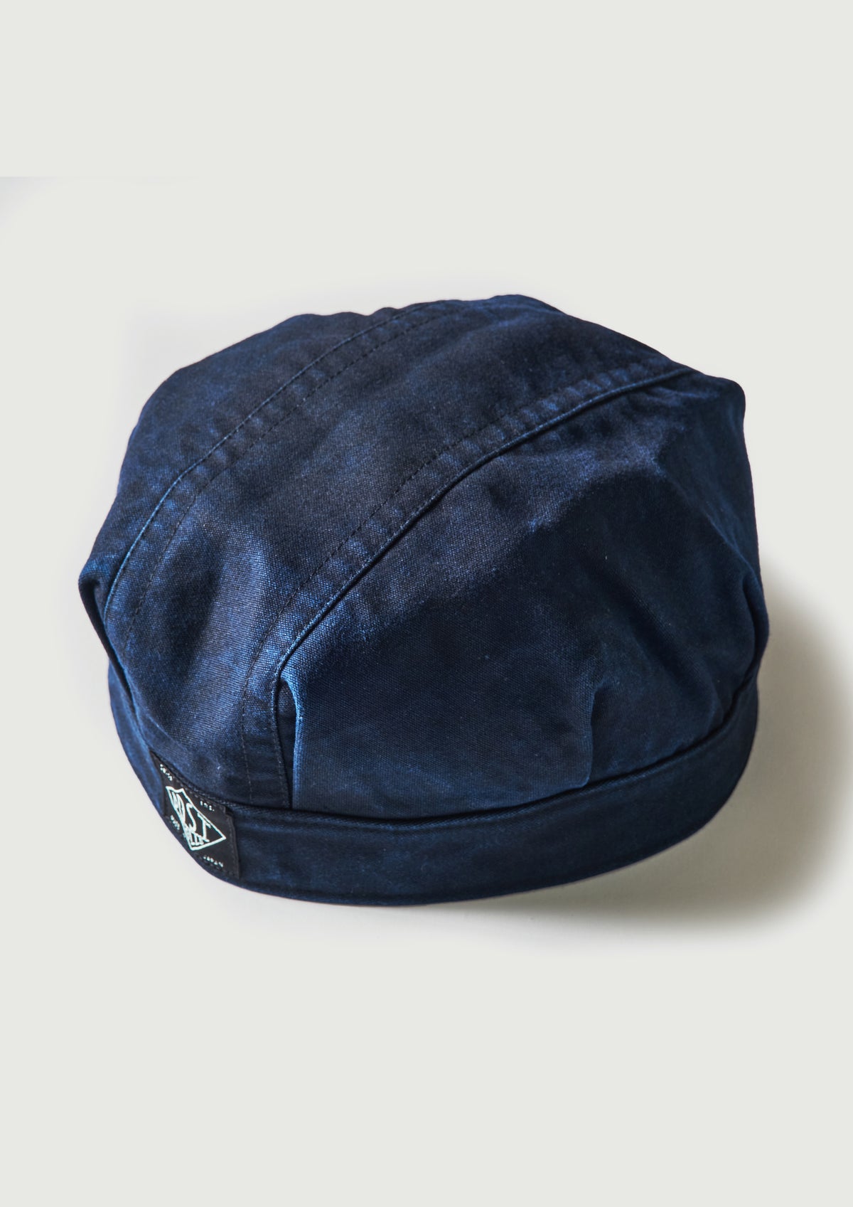 #1601-MBI Engineers' Cap : moleskin black indigo