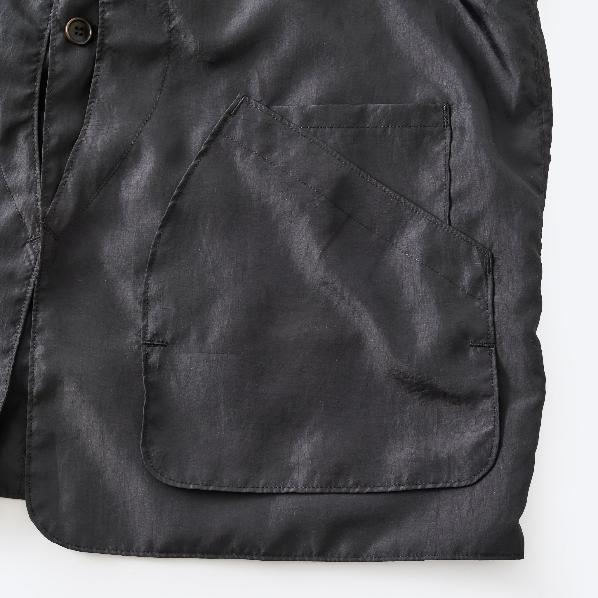 #3503-MTB DEE Vest 2 : metallic taffeta black