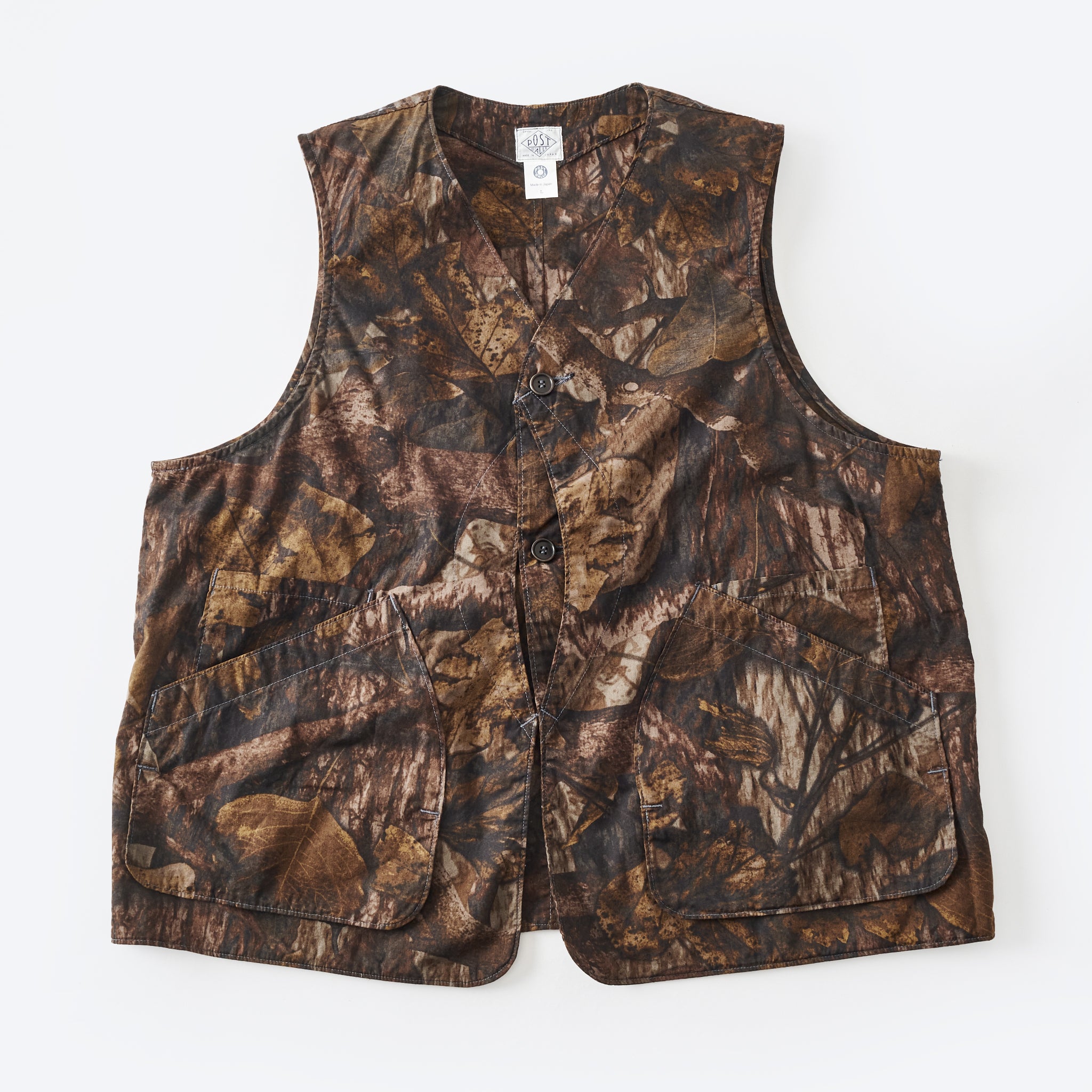 #3503-FC1 DEE Vest 2 : forest camo brown jungle