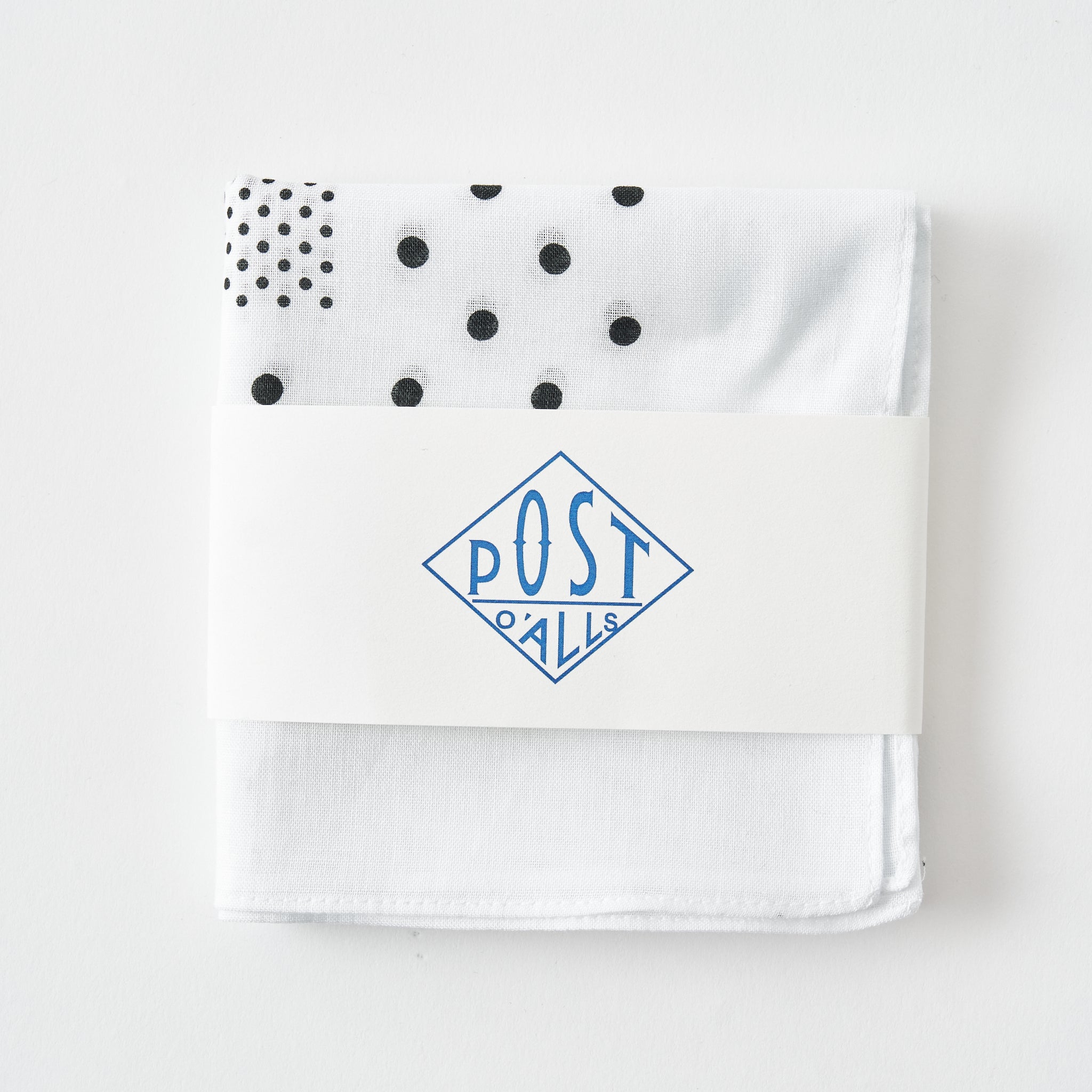 #4005-cha Bandana Hankie original 1993 design: cotton sheeting charcoal