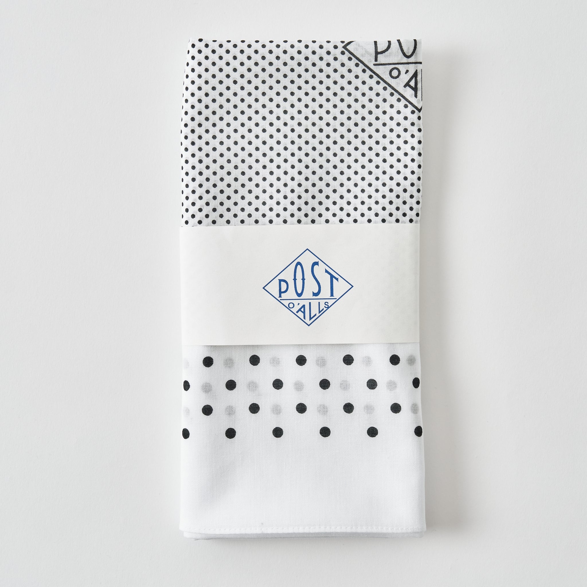 #5001-cha Bandana Scalf original 1993 design: cotton sheeting charcoal