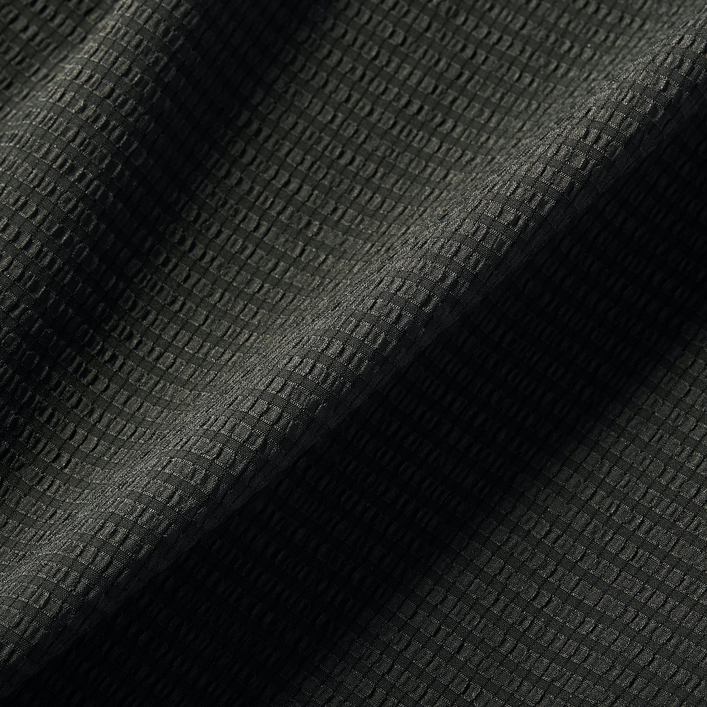 #3604 E-Z Shorts PS1 : poly mesh seersucker charcoal