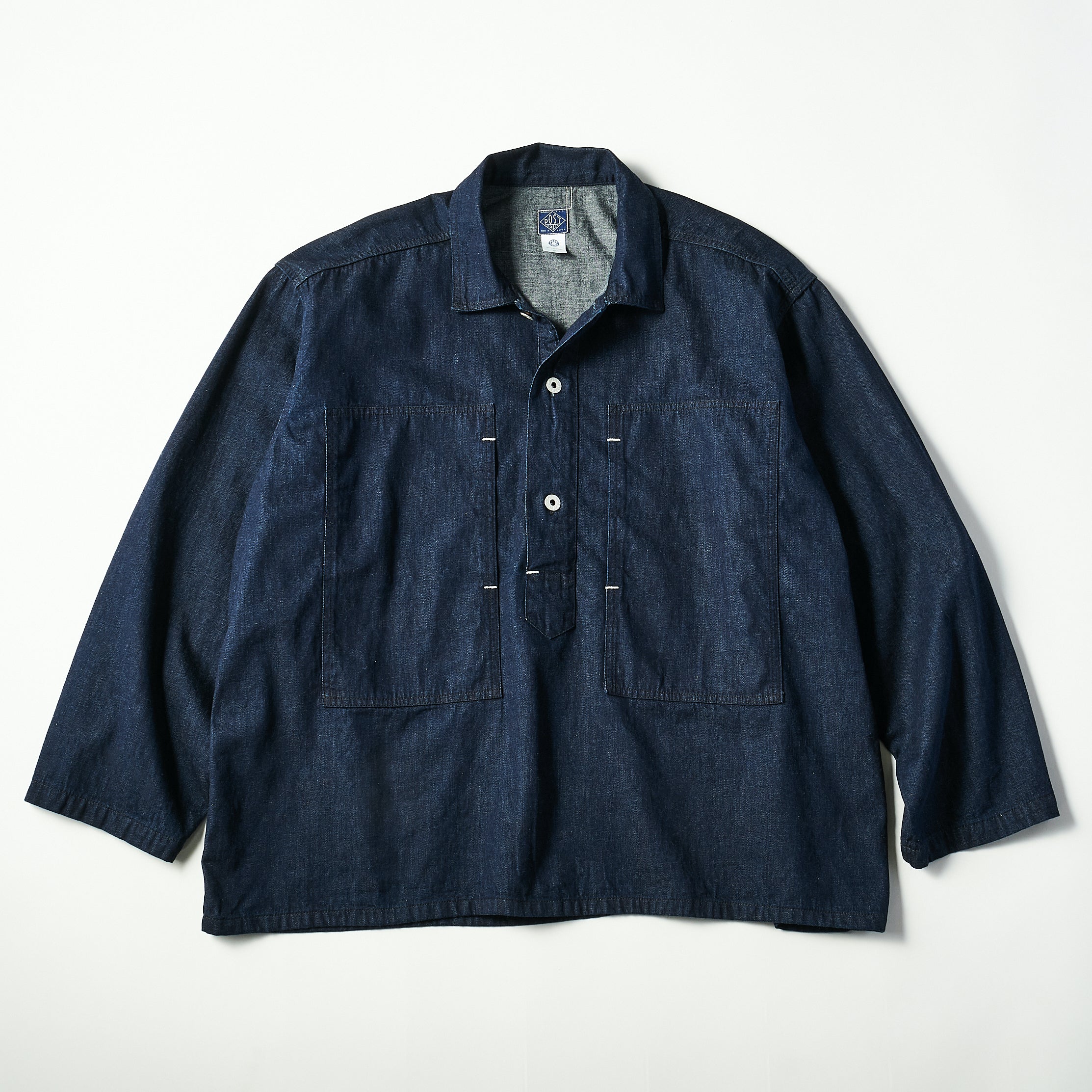 #1204 ARMY Shirt : 8oz denim indigo