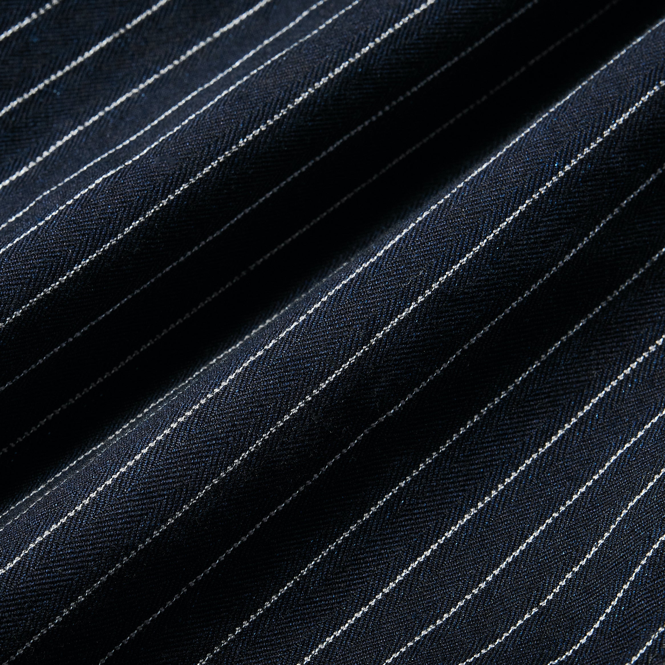 #1102 Engineer's Jacket : Gangster stripe indigo