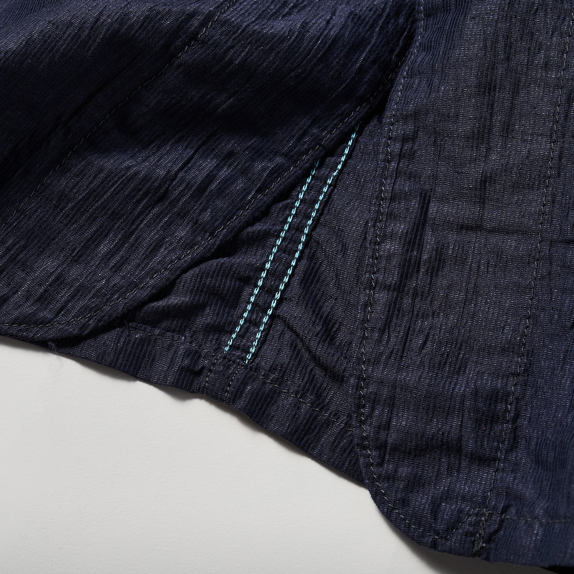 #3103 POST 42 DV CL2 : crinkle linen/cotton navy