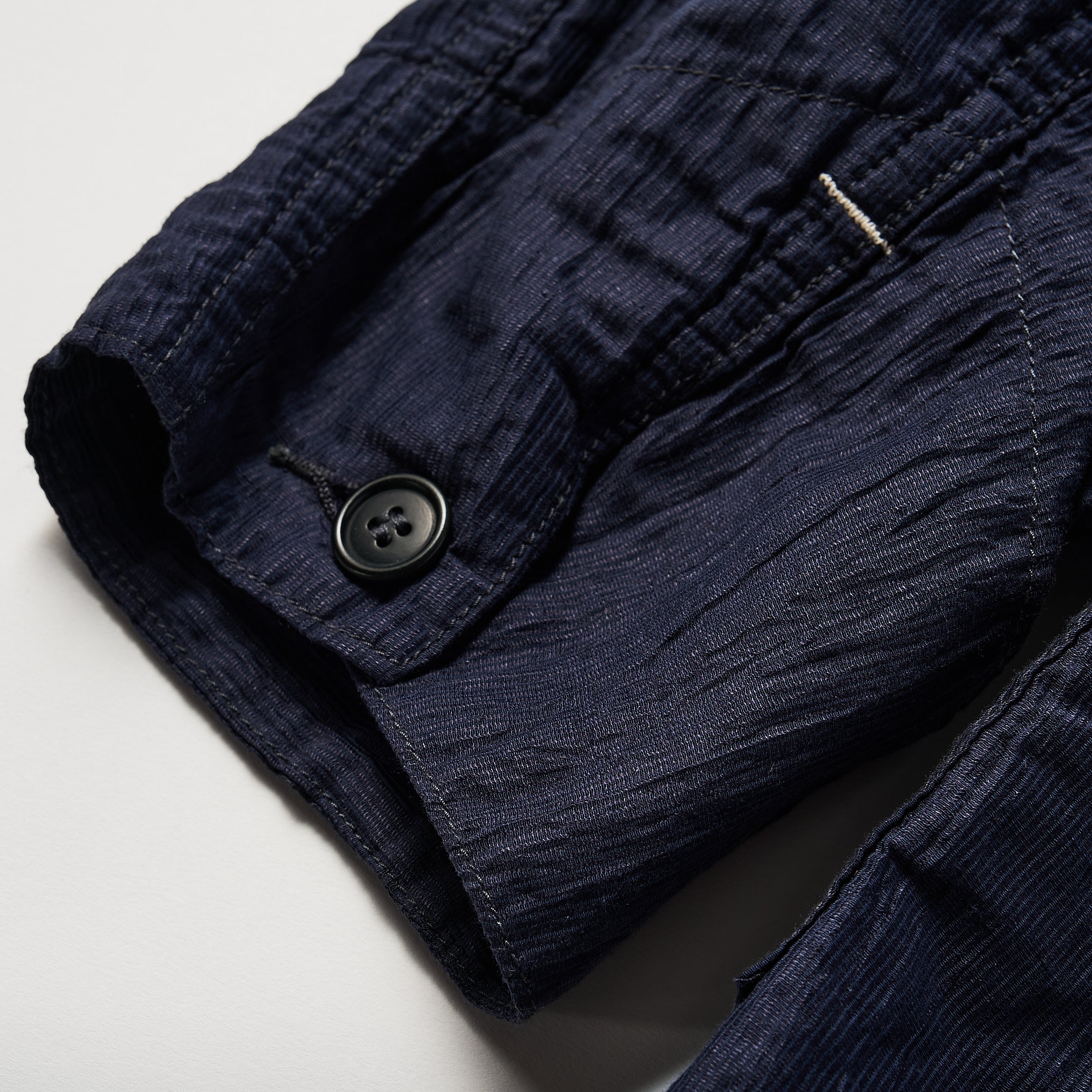 #3103 POST 42 DV CL2 : crinkle linen/cotton navy