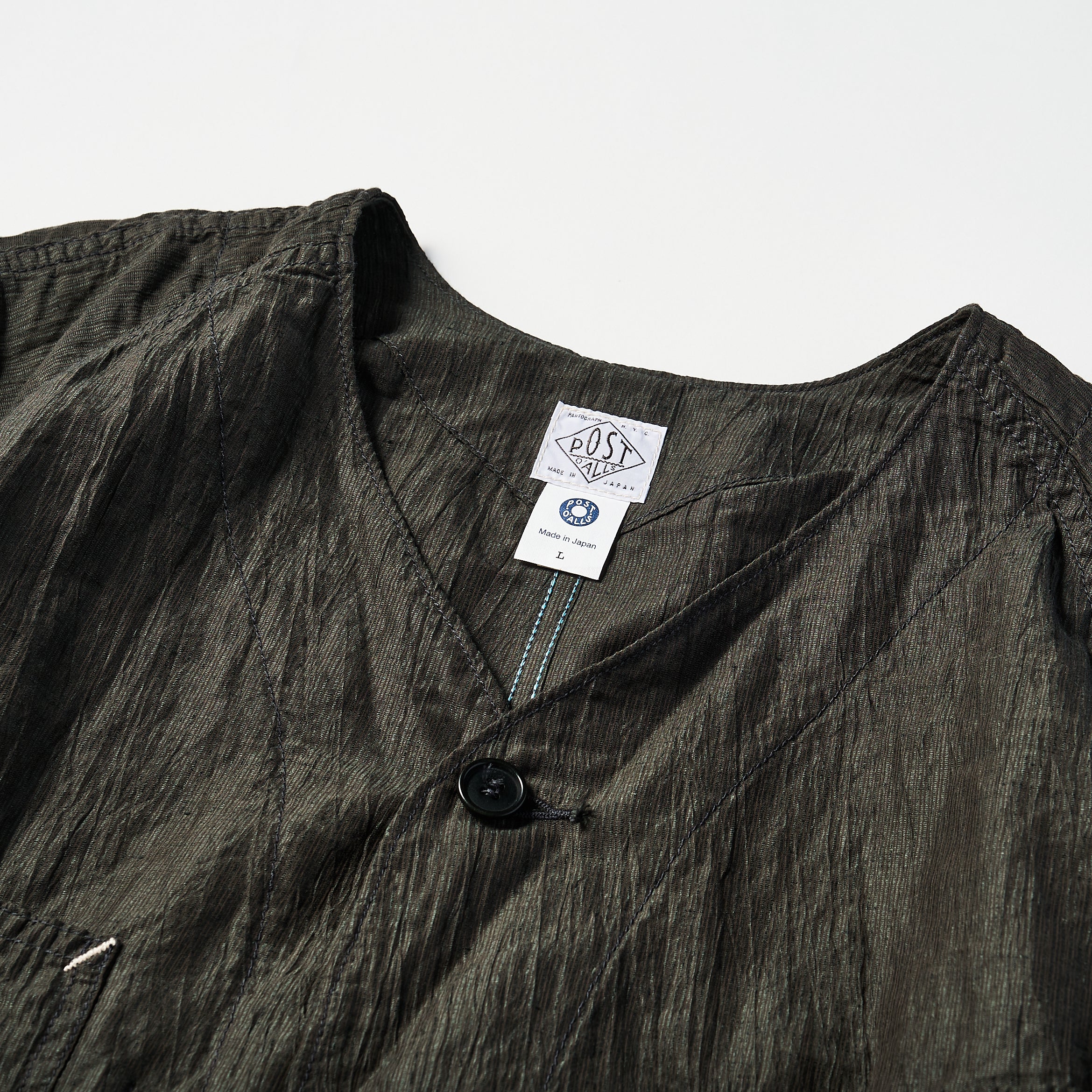 #3103 POST 42 DV CL3 : crinkle linen/cotton olive