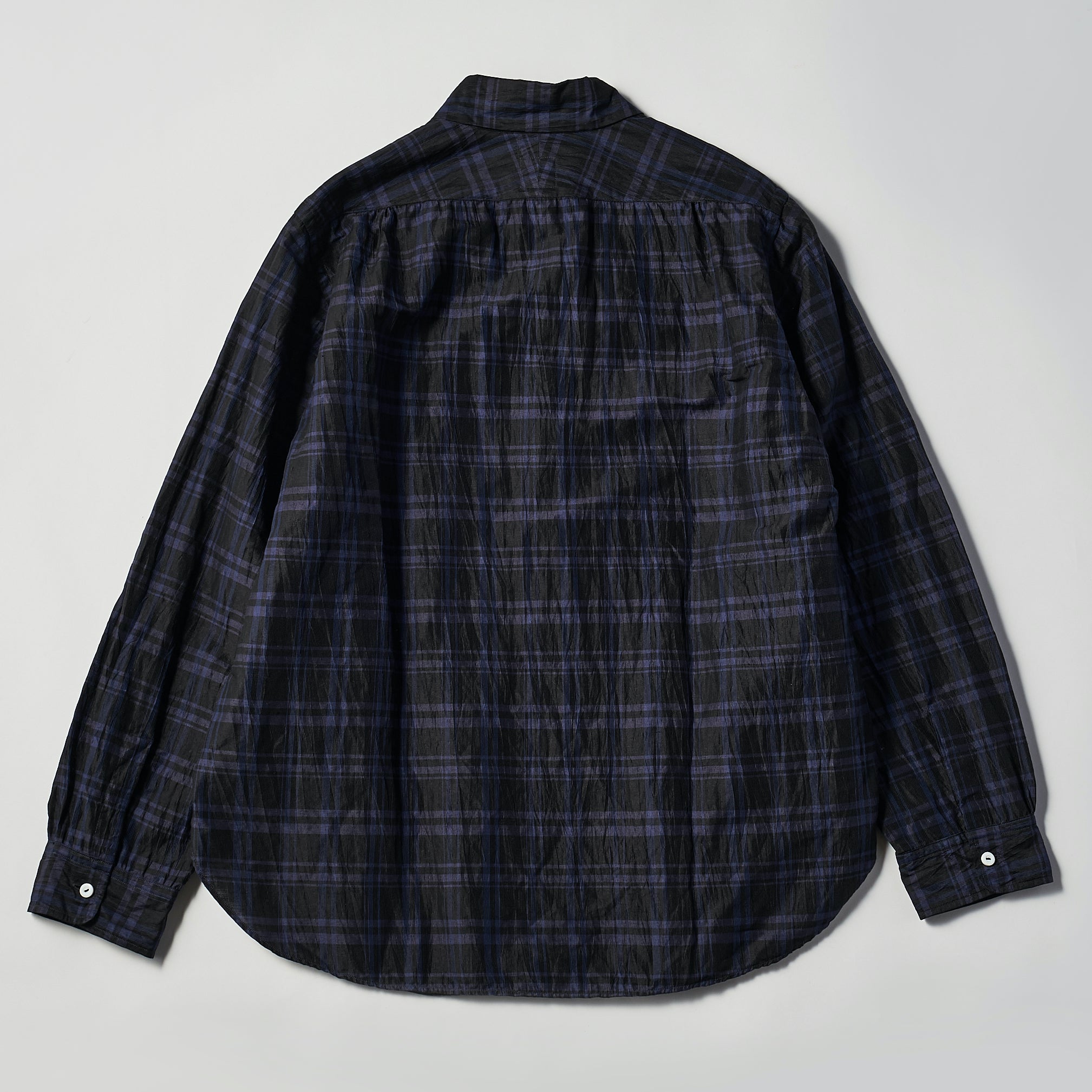 #3206 NEUTRA 2 CL5 : crinkle linen/cotton navy check