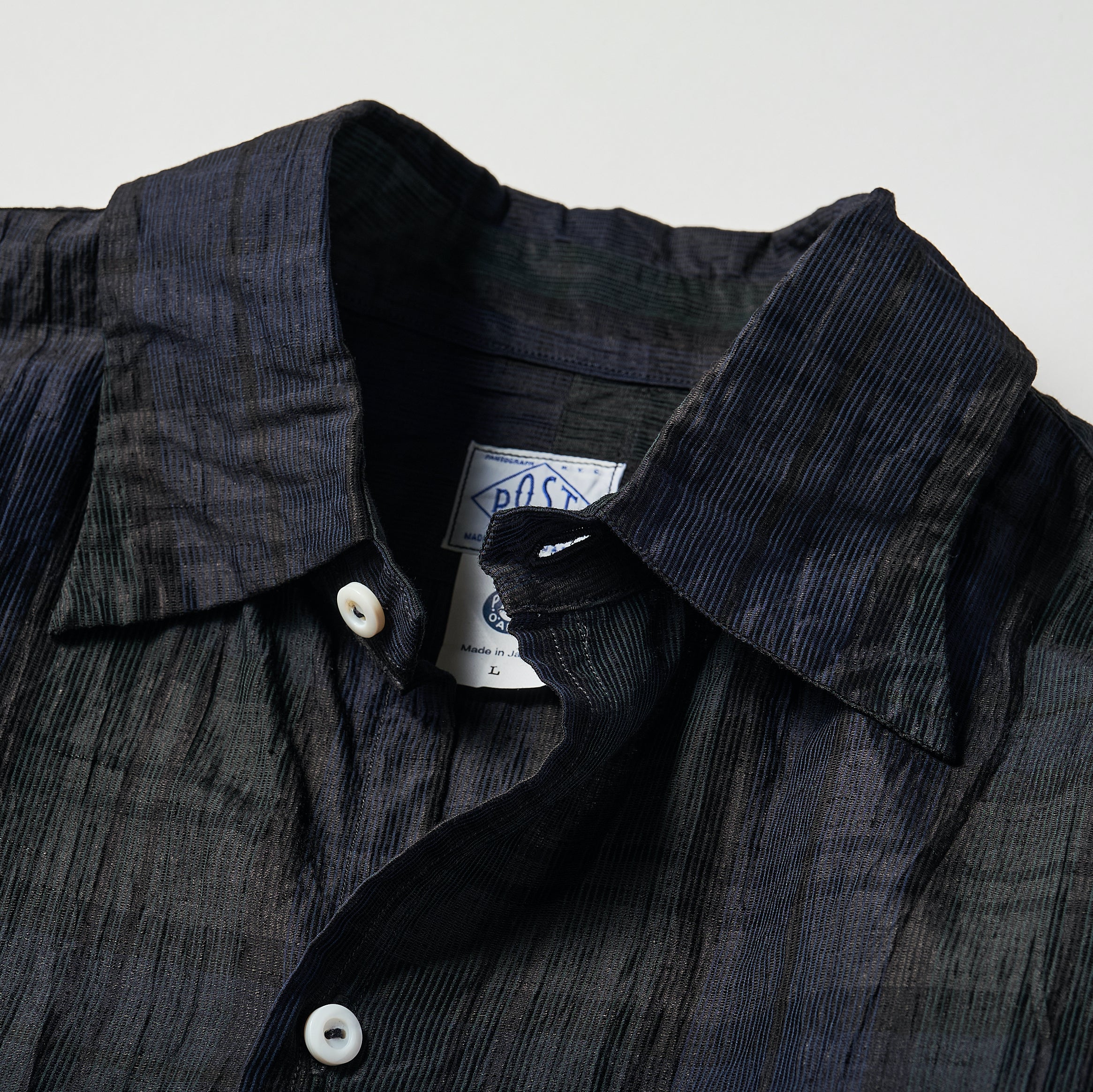 #3206 NEUTRA 2 CL4 : crinkle linen/cotton blackwatch