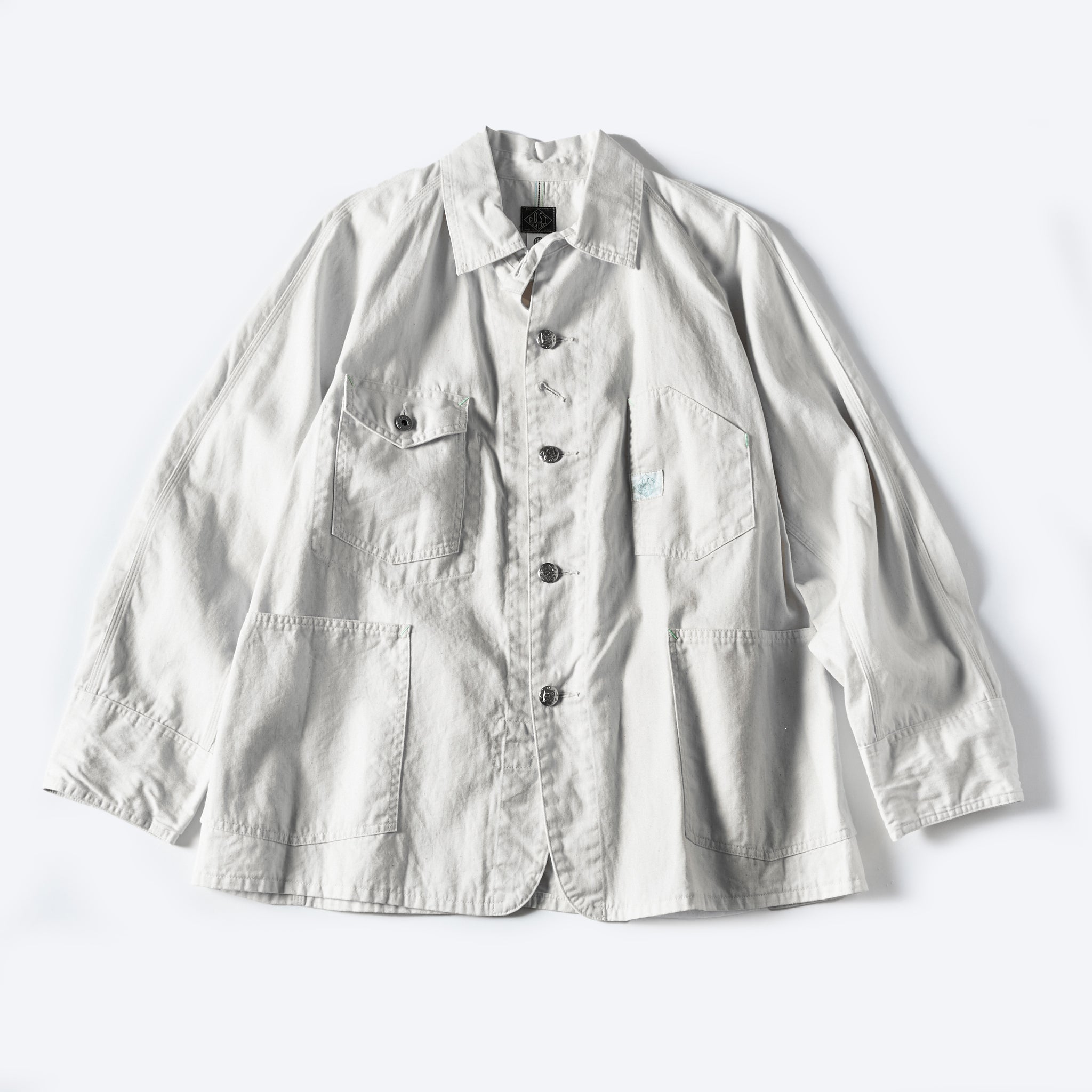 #1102-CD Engineer's Jacket : cotton drill natural