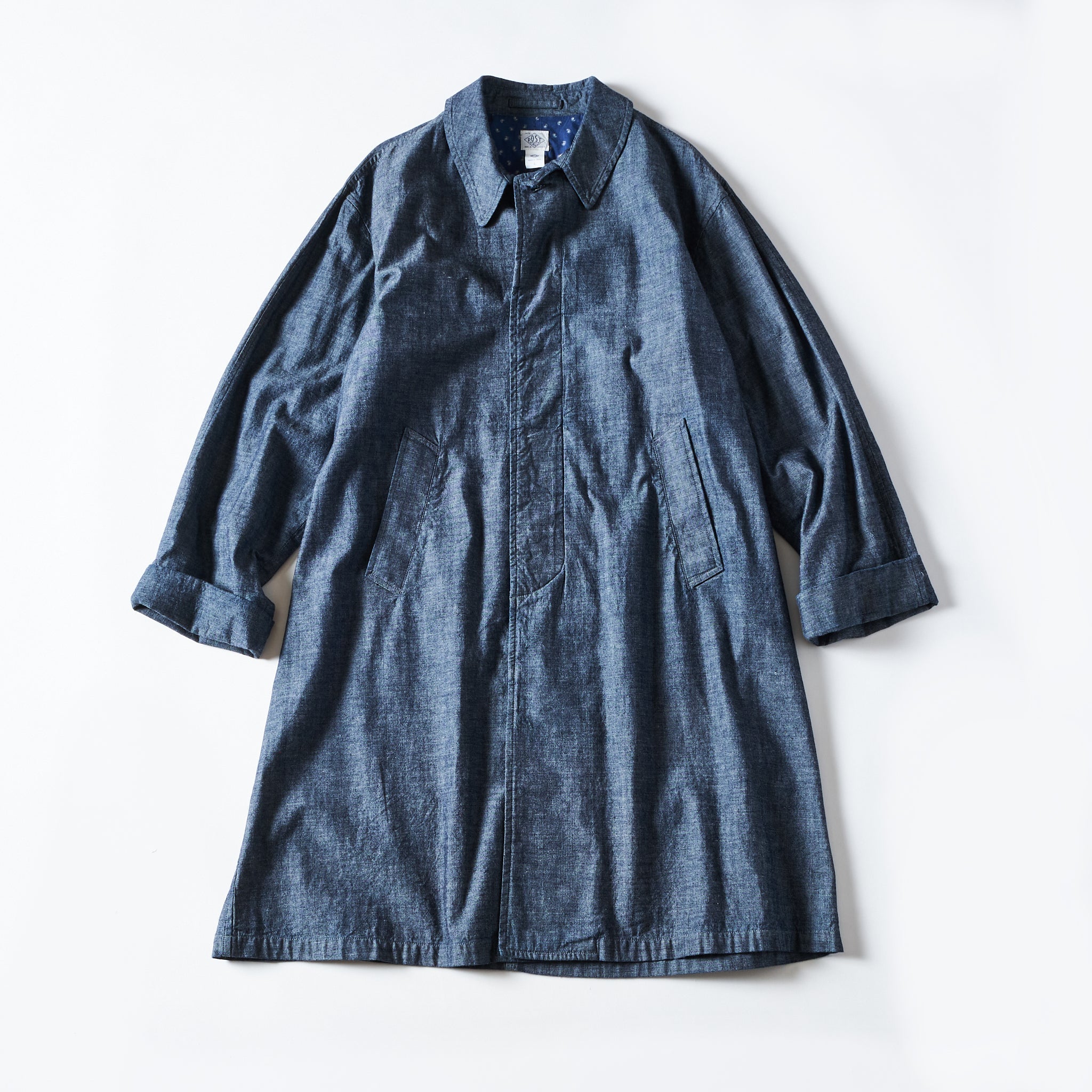 #3121-HCC USN Utility Coat: heavy chambray