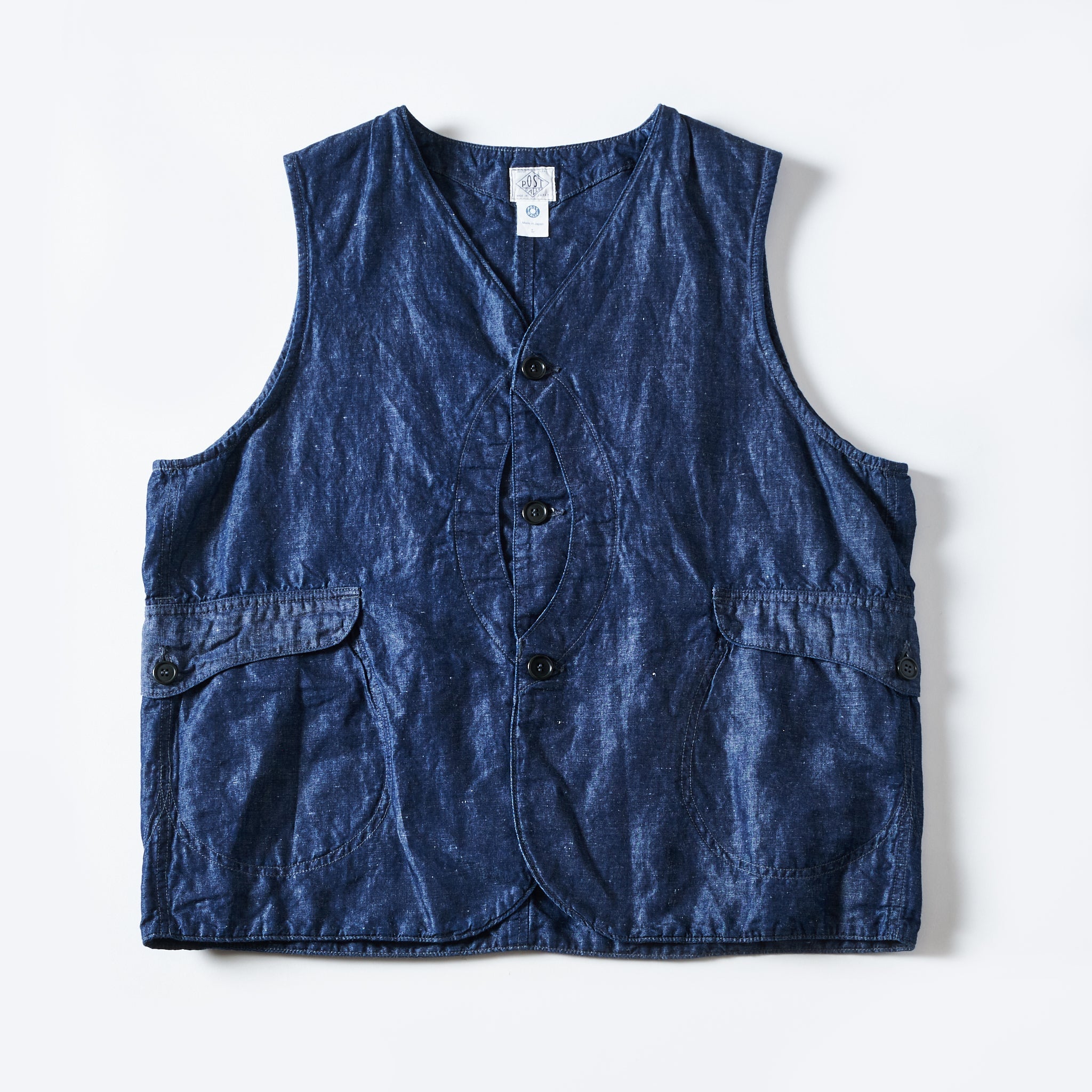 #1512-CLI Royal Traveler : cotton/linen denim indigo