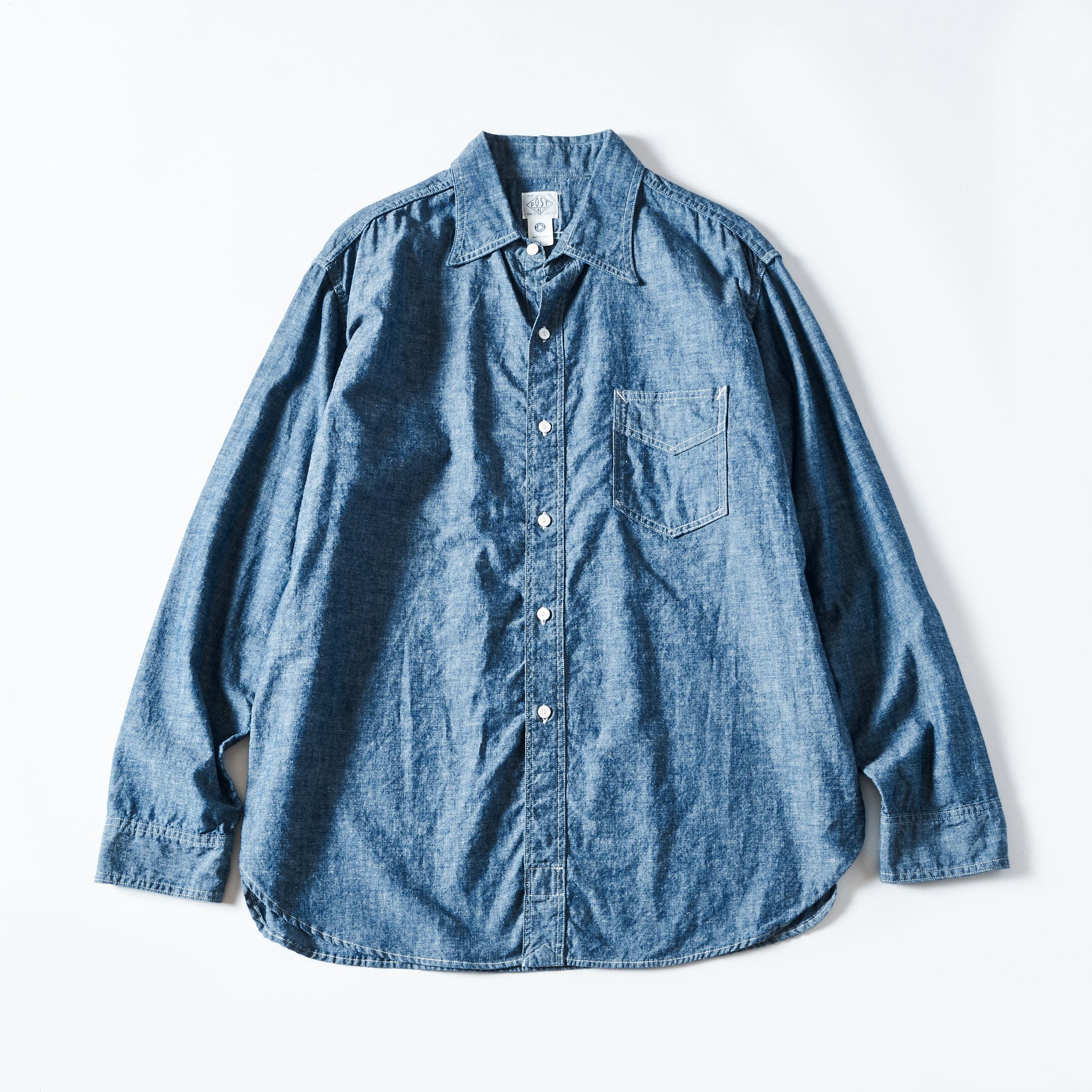 #1211-CC The POST : classic chambray indigo