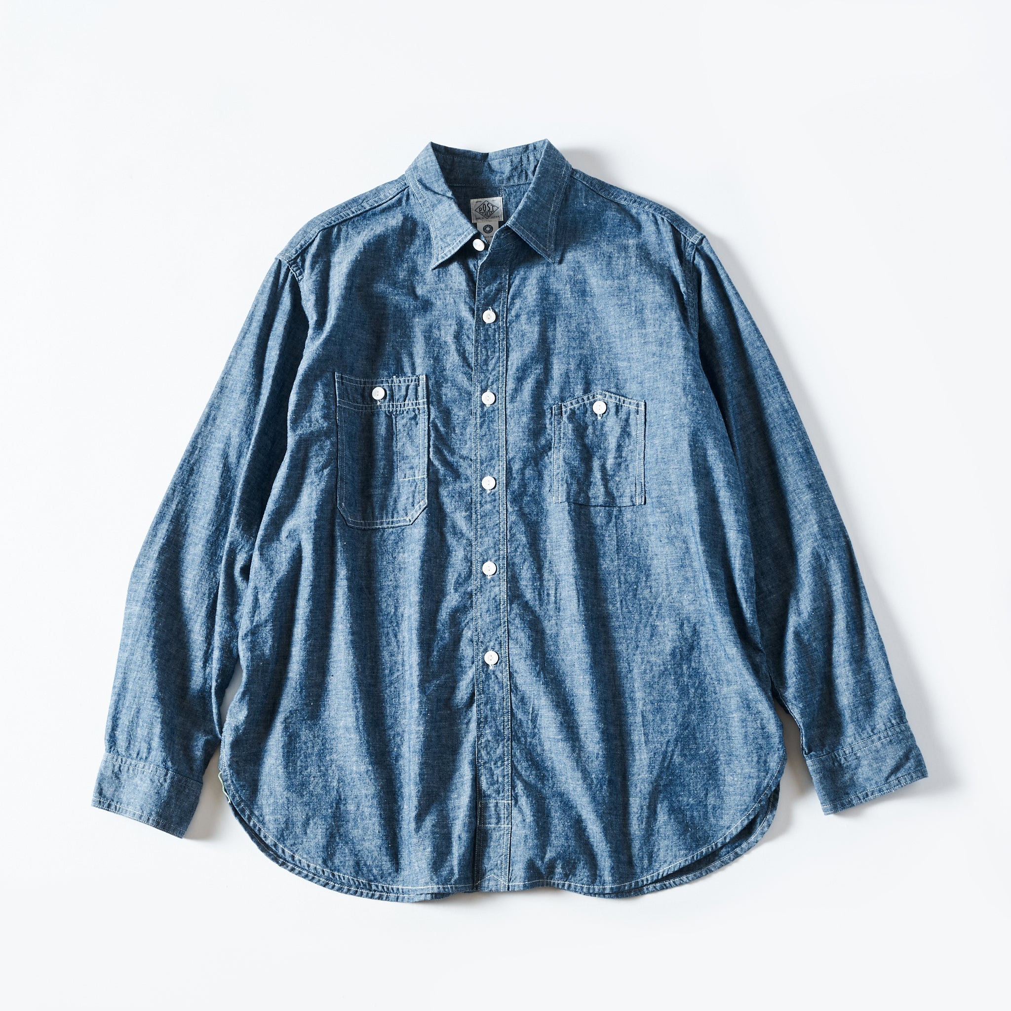 #1206-CC No.6 Shirt : classic chambray indigo