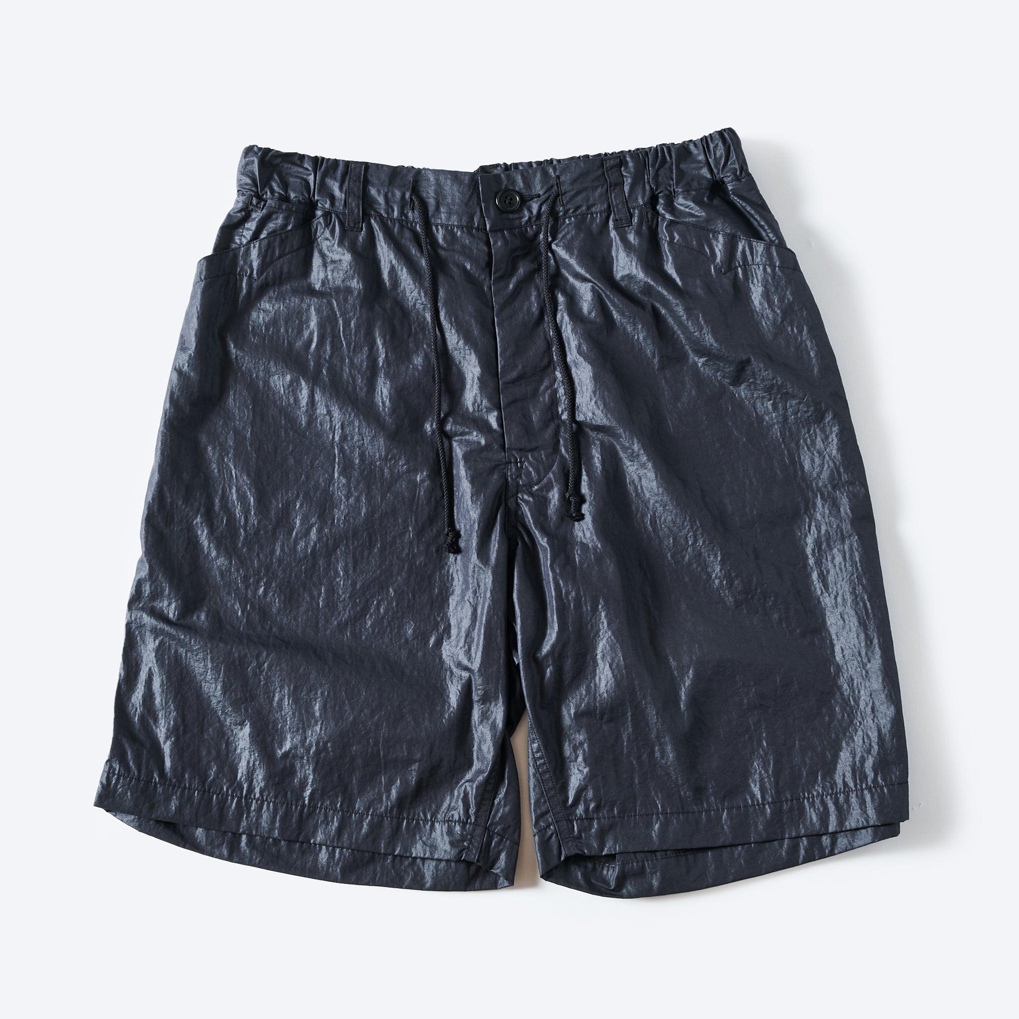 [PRE-ORDER SUMMER] #3319S-WTB ​​EZ Chinois De Luxe Shorts : waxy taffeta black