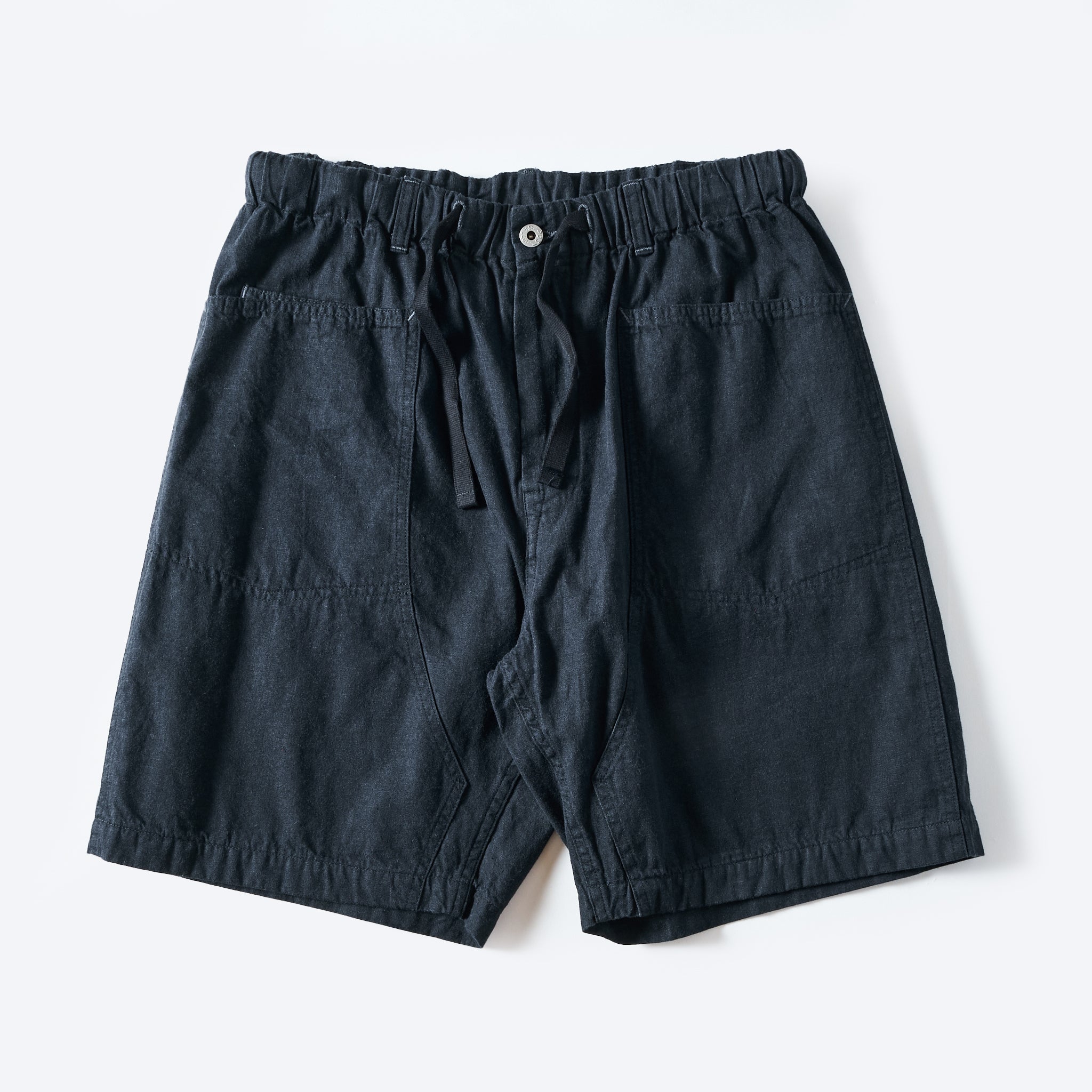 [PRE-ORDER SUMMER] #3312S-6DB EZ DND Shorts : 6 oz. denim black