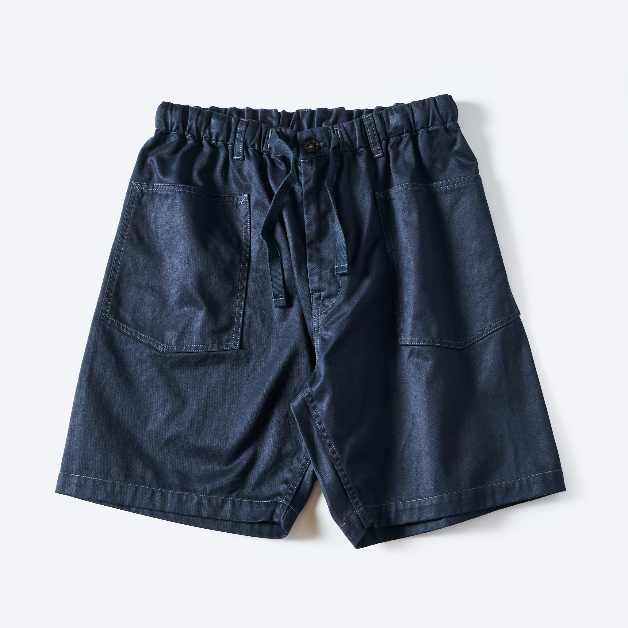 [PRE-ORDER SUMMER] #3313S-CTN EZ ARMY-NAVY Shorts 2 : cotton twill navy