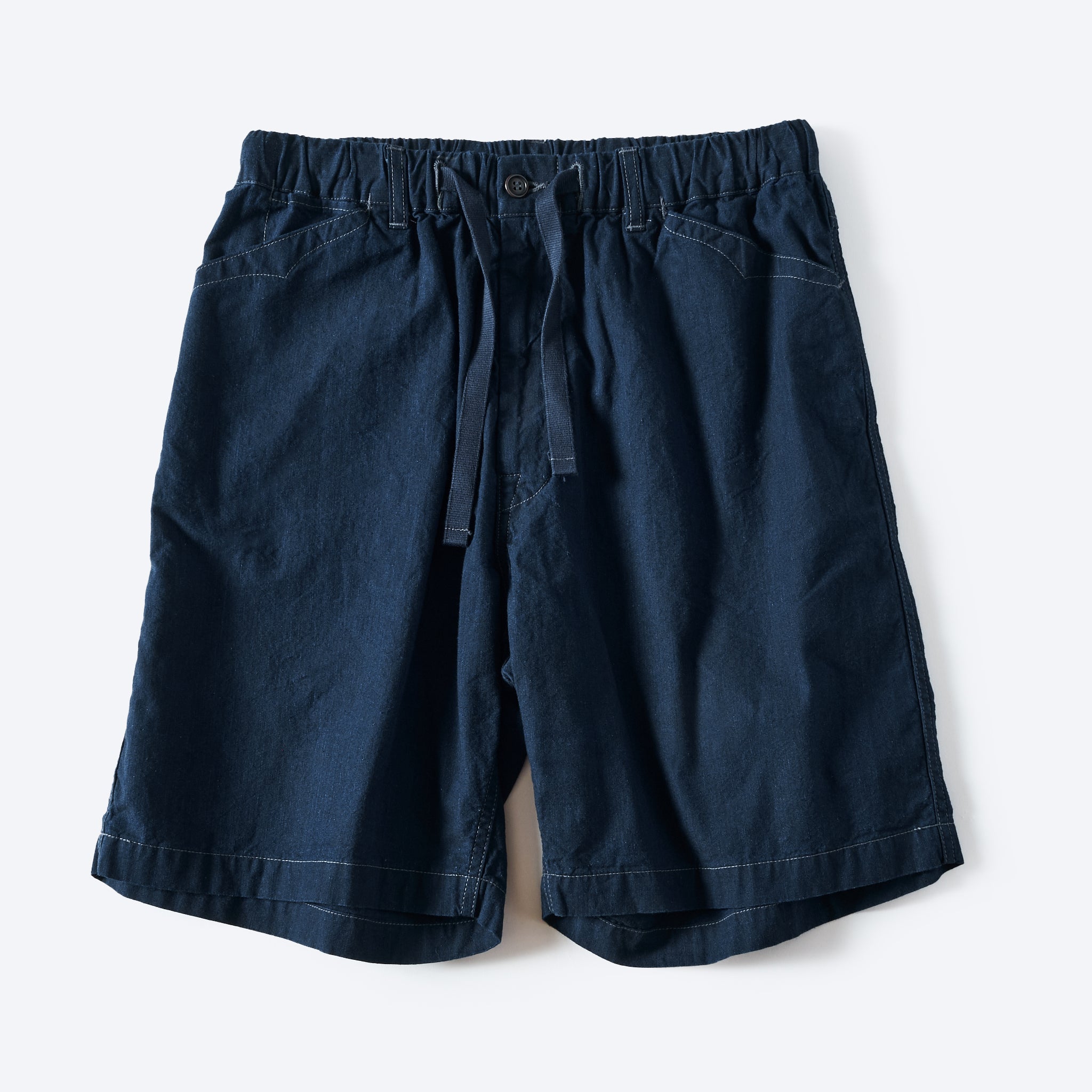 [PRE-ORDER SUMMER] #3318S-VSI EZ Travail Shorts : vintage sheeting indigo