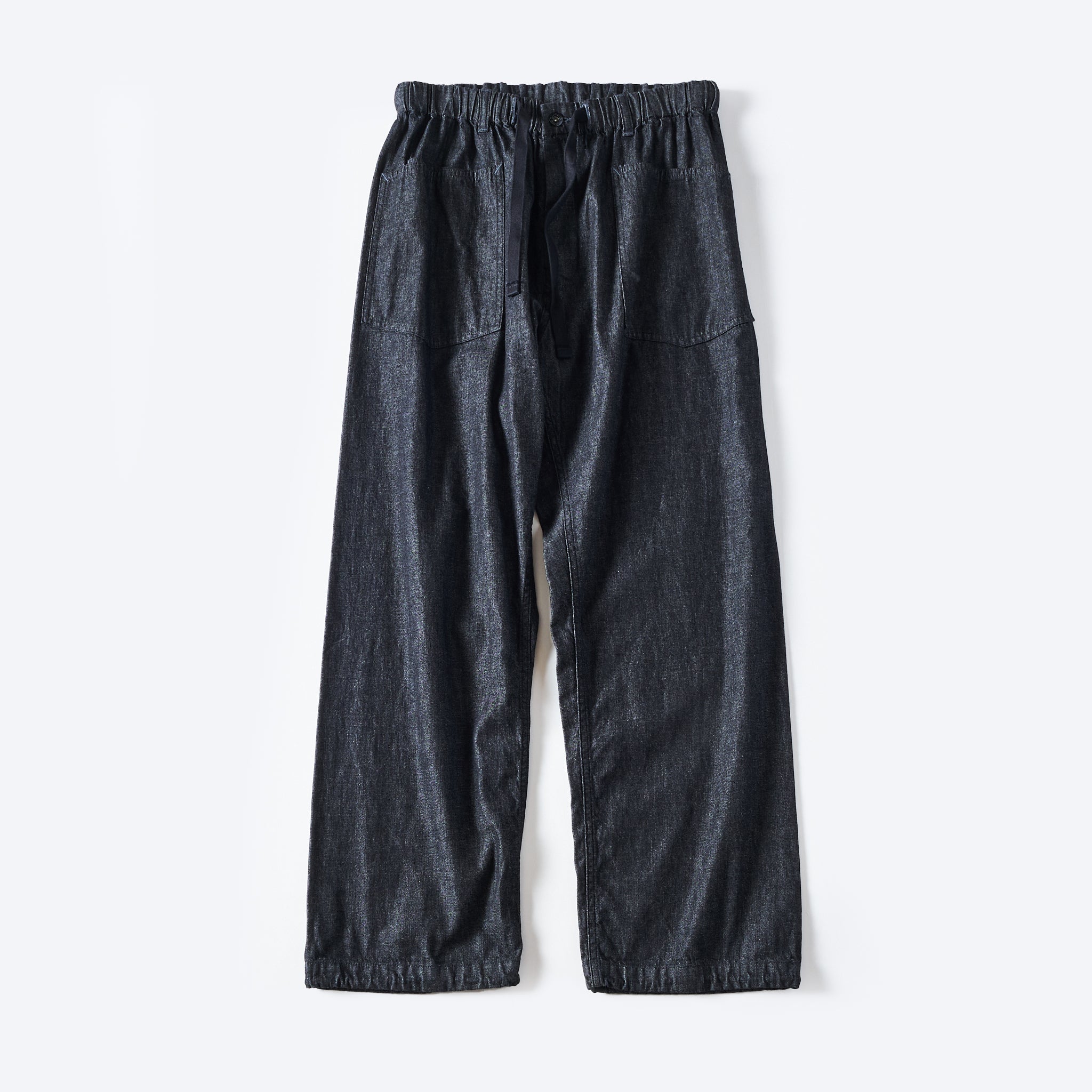 #3313-8DB EZ ARMY-NAVY Pants 2 : 8oz. denim black