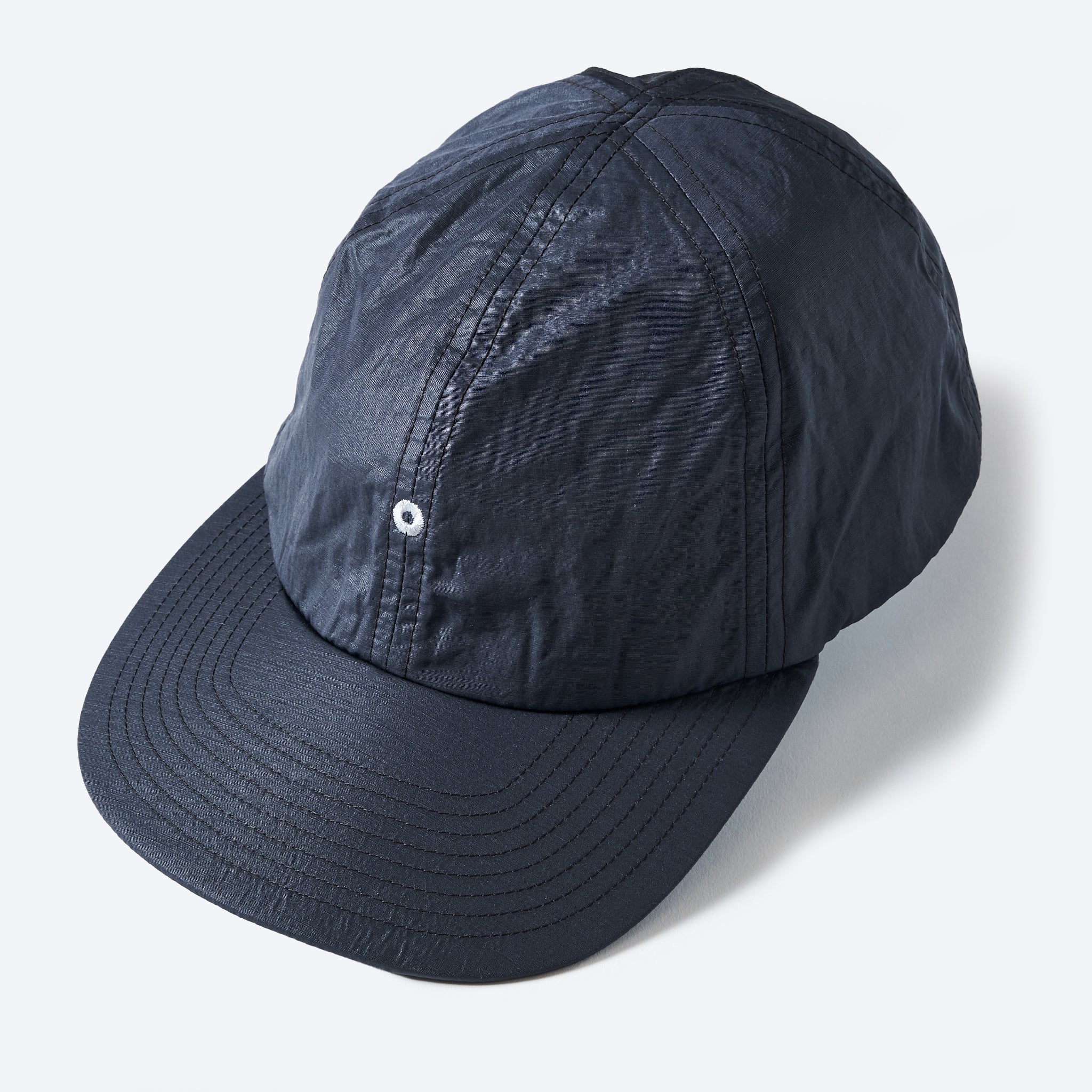 #3903-WTN POST Ball Cap: waxy taffeta navy