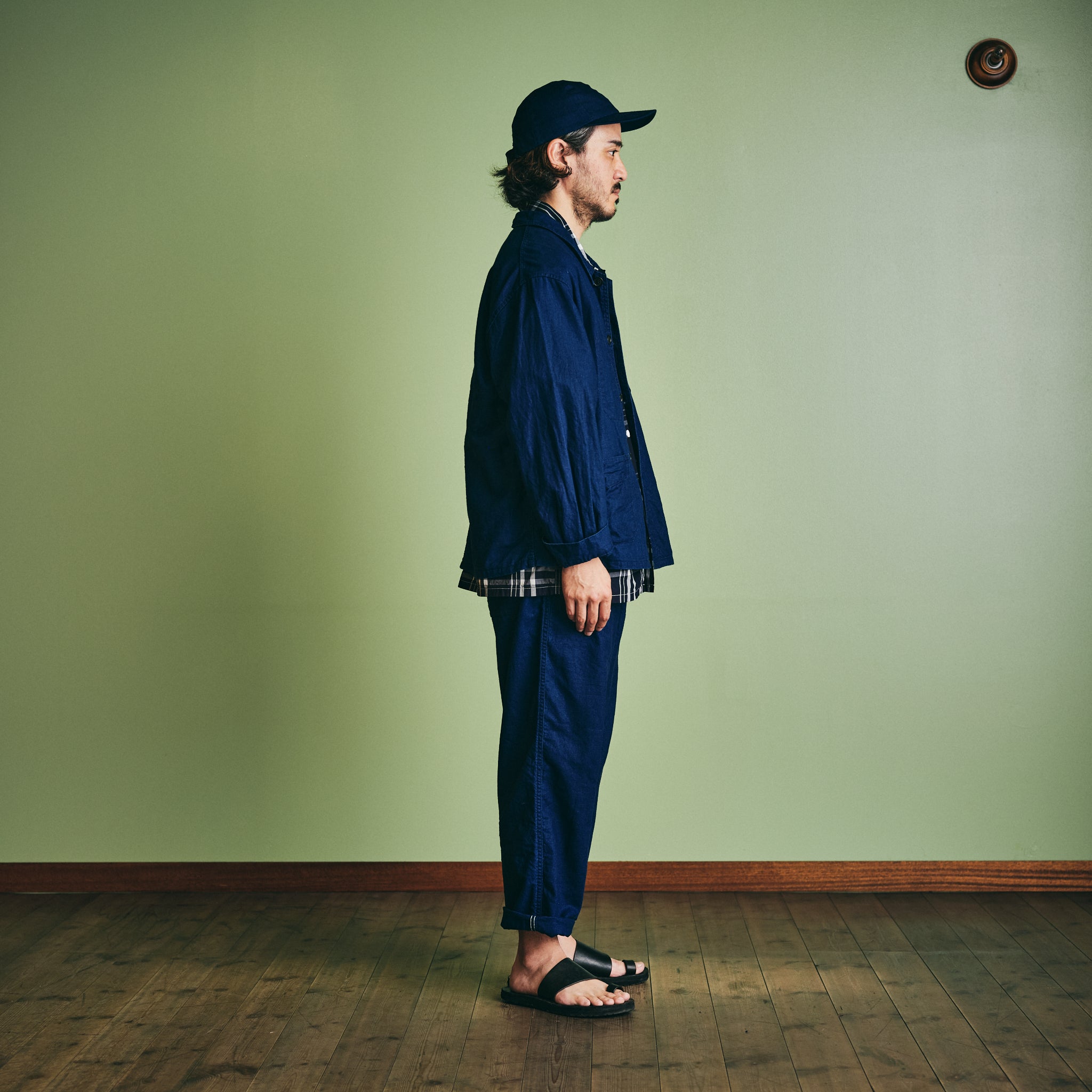 #3903-TSI POST Ball Cap : tropical sheeting indigo