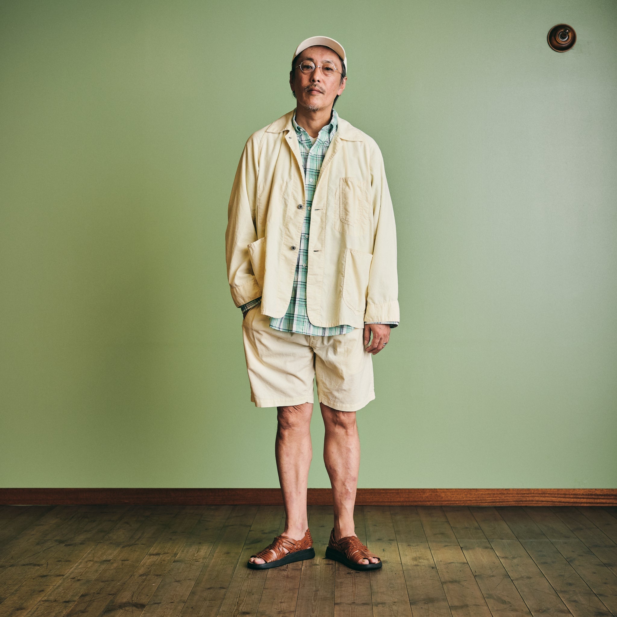 #3123-SCE POST44 : summer cords ecru