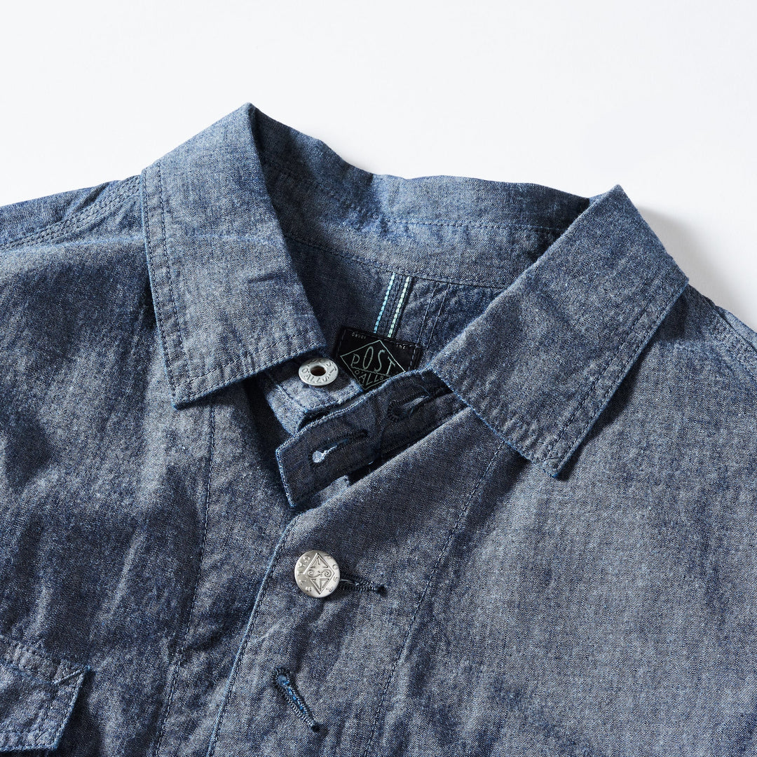 chiyo　PHIGVEL   ENGINEER  JACKET 1102-VSC Engineer's Jacket : vintage sheeting chambray