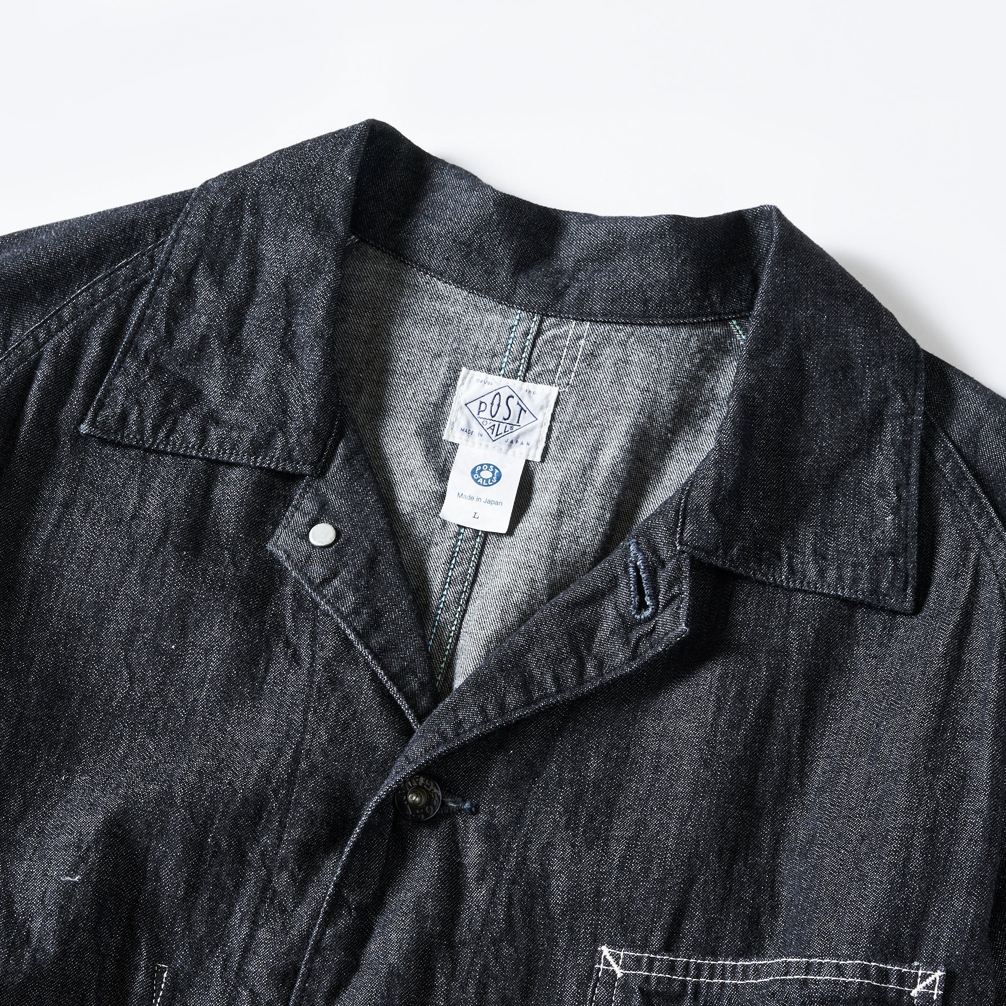 #3123-8DB POST44 : 8oz. denim black