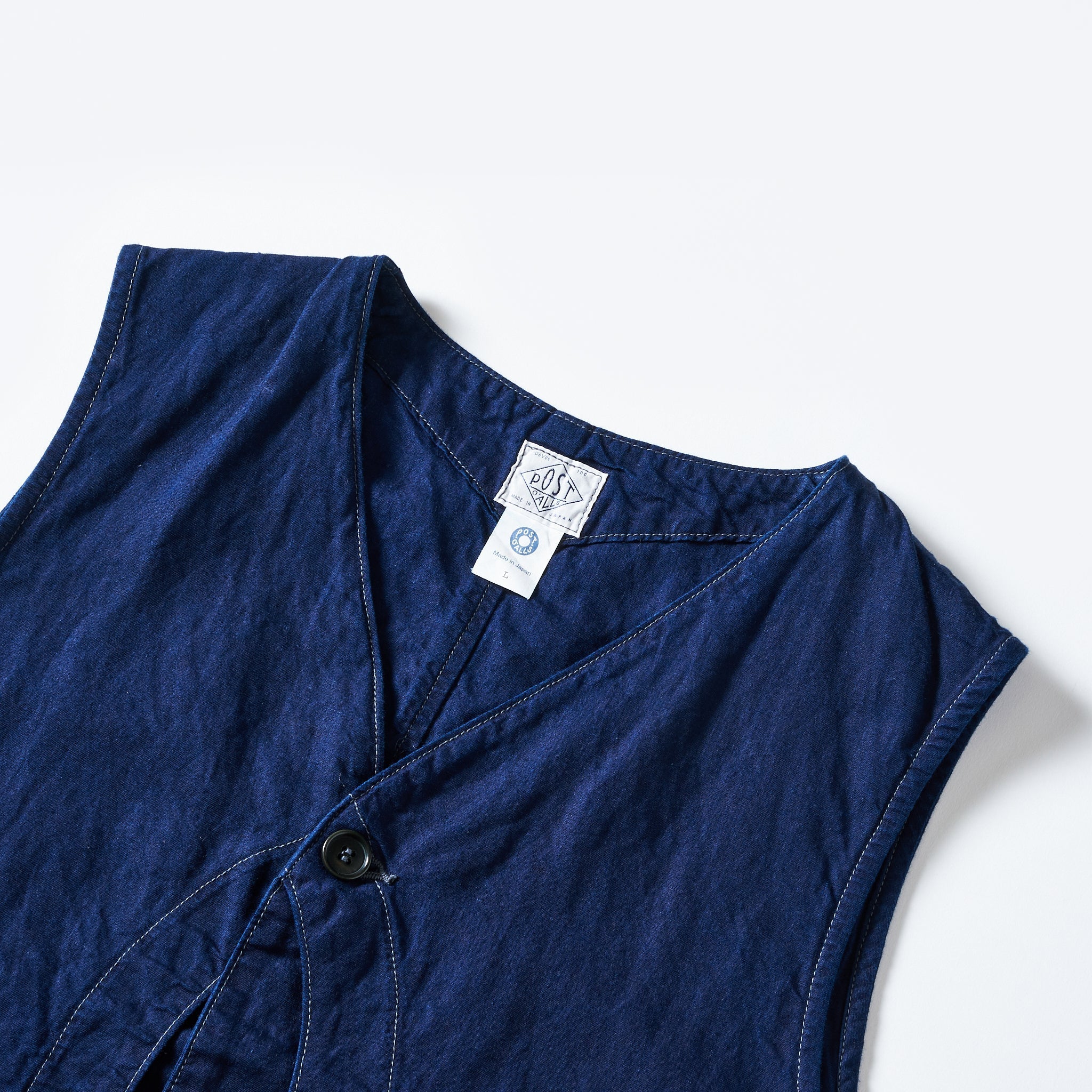 #1512-CLW Royal Traveler : cotton/linen denim W indigo