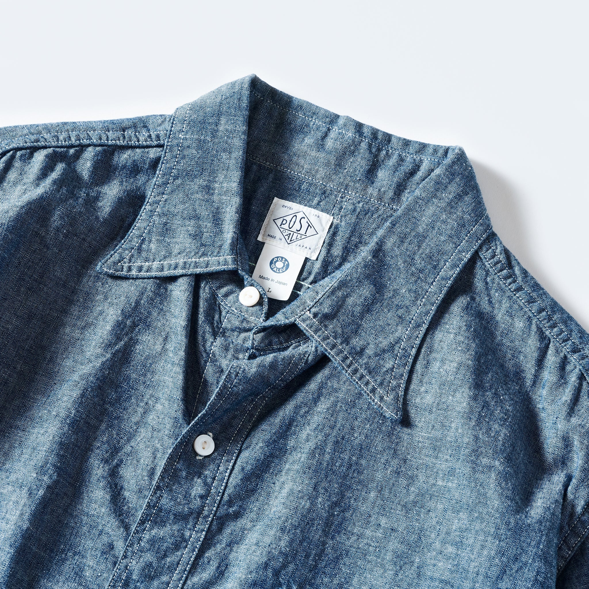 #1211-CC The POST : classic chambray indigo