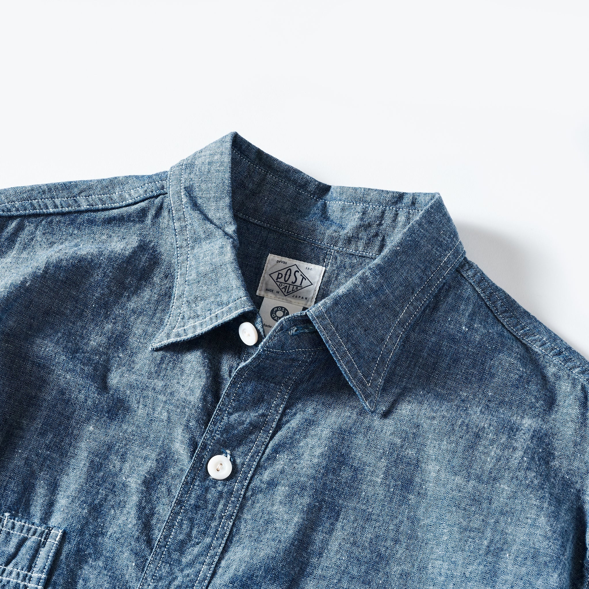 #1206-CC No.6 Shirt : classic chambray indigo