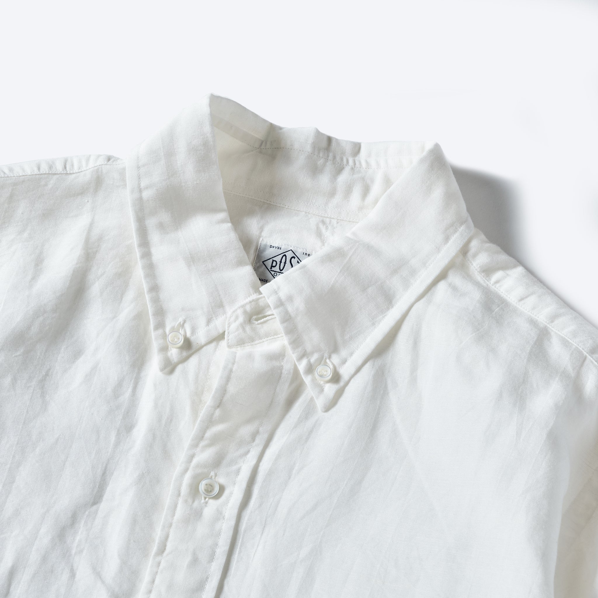 #1283-CL1 POST BD2 : cotton/linen chambray white