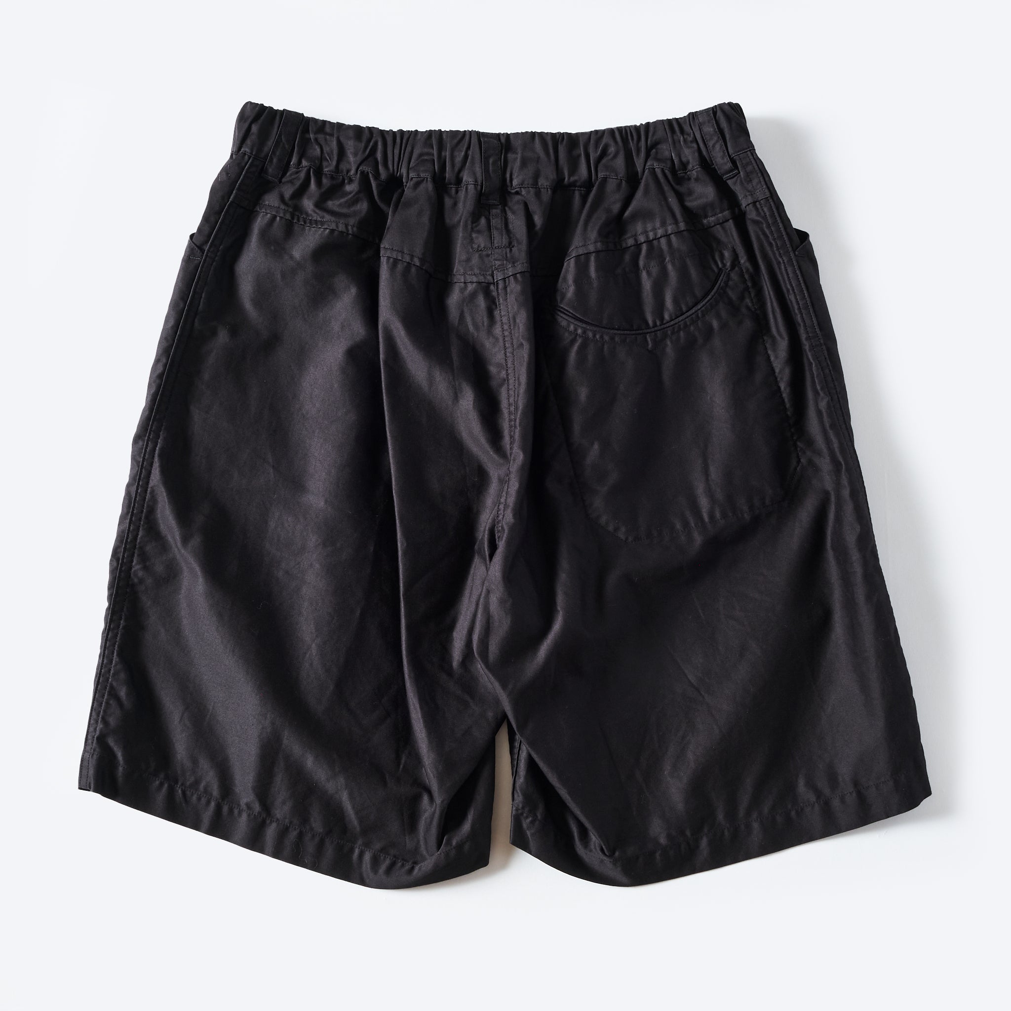 [PRE-ORDER SUMMER] #3319S-SMB EZ Chinois De Luxe Shorts : summer moleskin black
