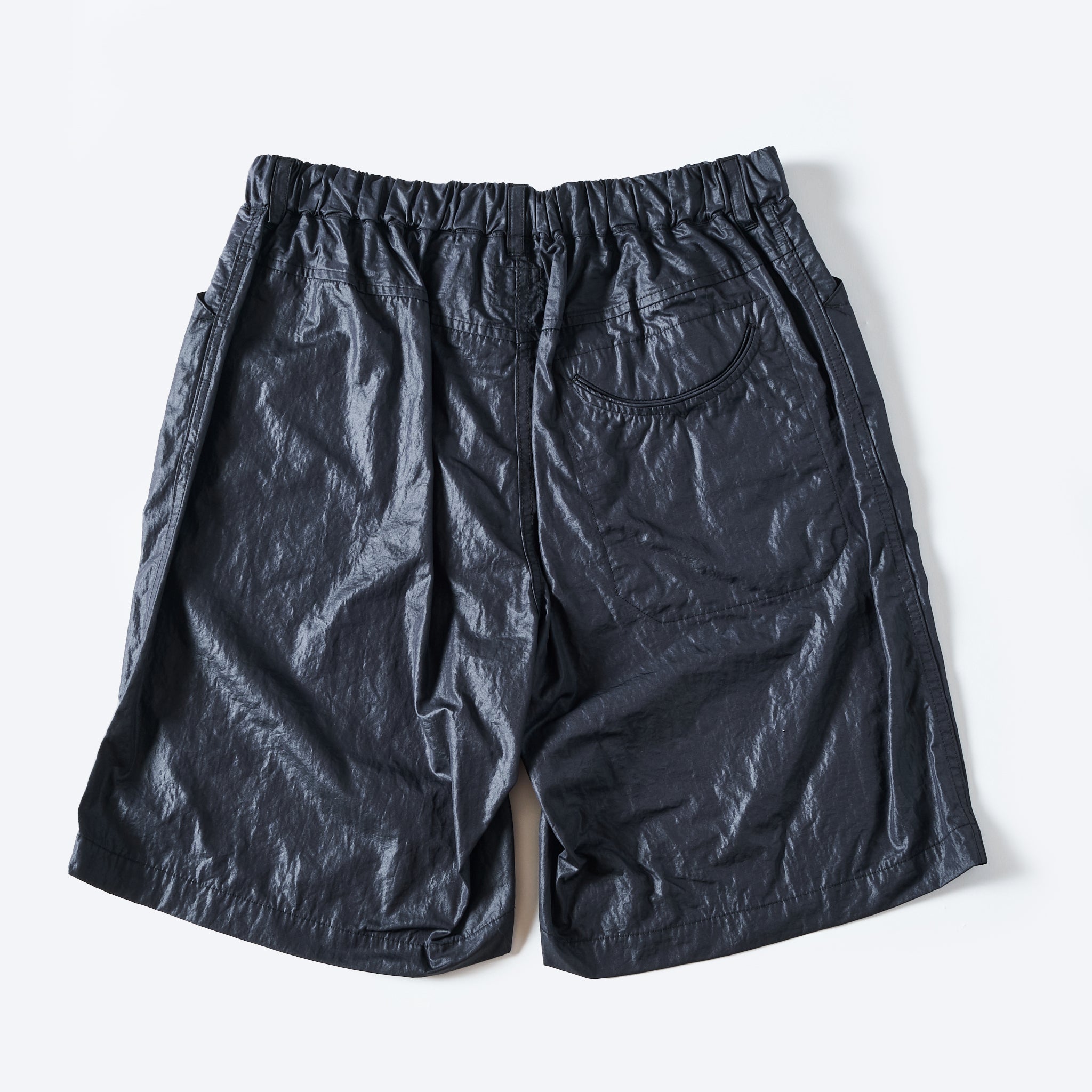 [PRE-ORDER SUMMER] #3319S-WTB ​​EZ Chinois De Luxe Shorts : waxy taffeta black