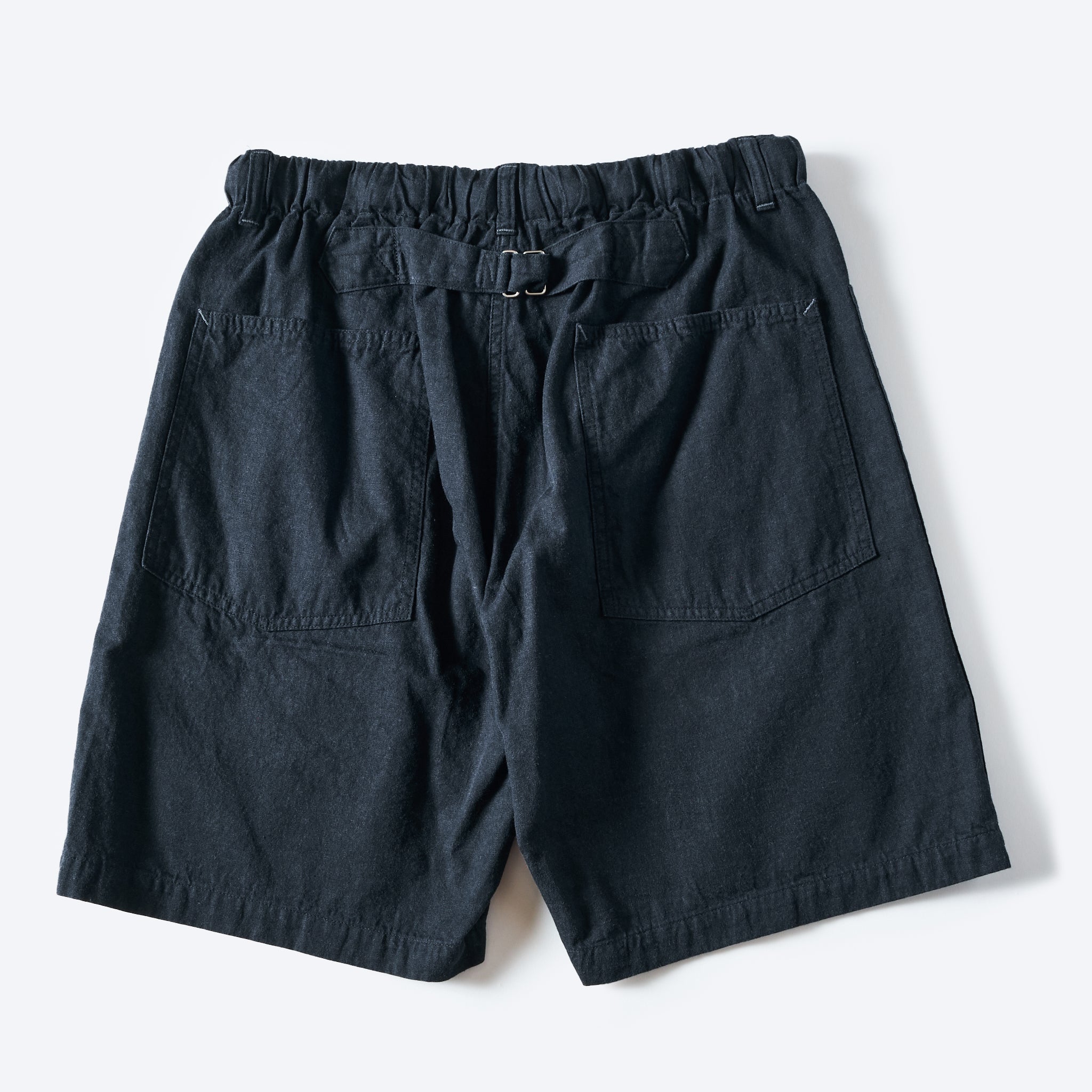 [PRE-ORDER SUMMER] #3312S-6DB EZ DND Shorts : 6 oz. denim black