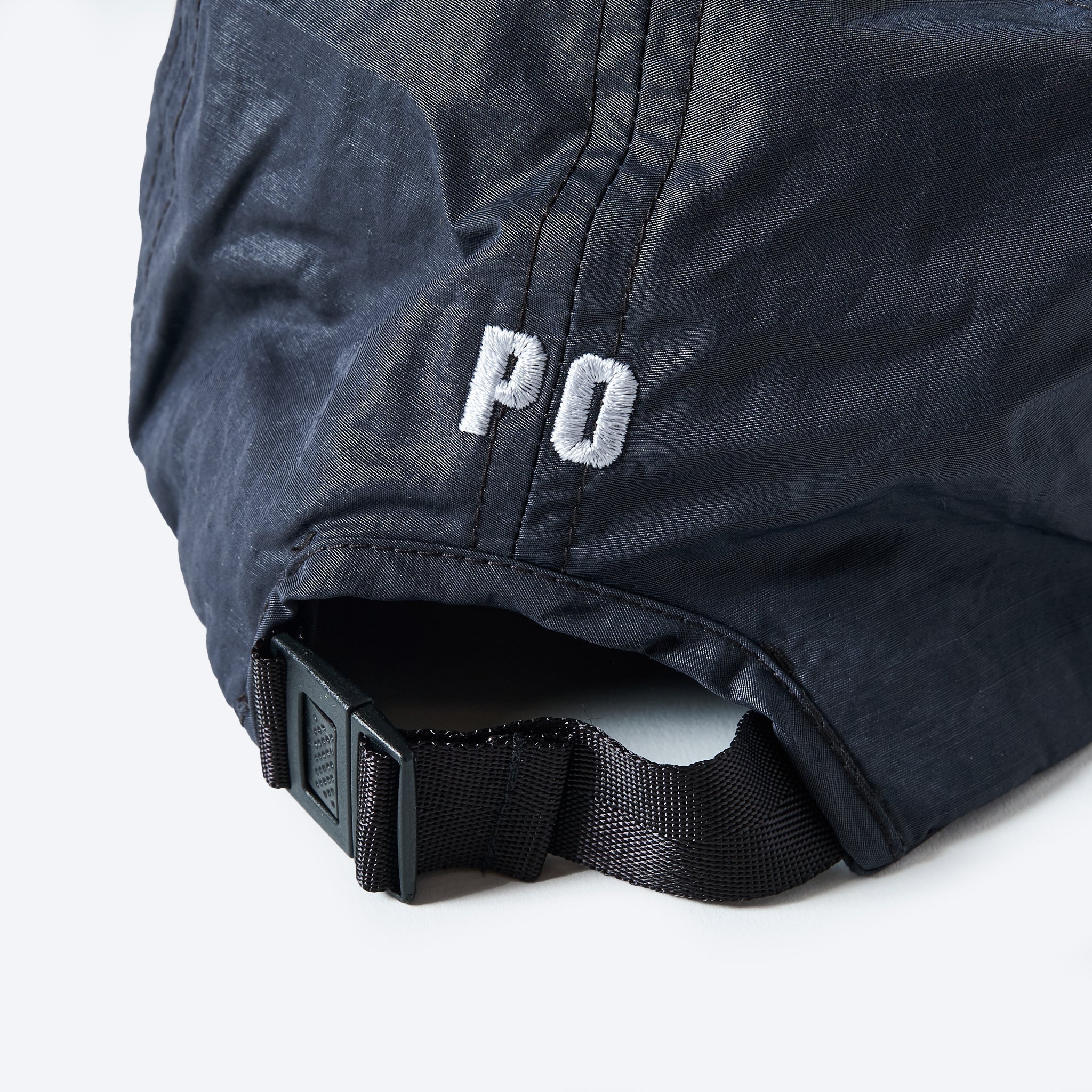 #3903-WTN POST Ball Cap: waxy taffeta navy