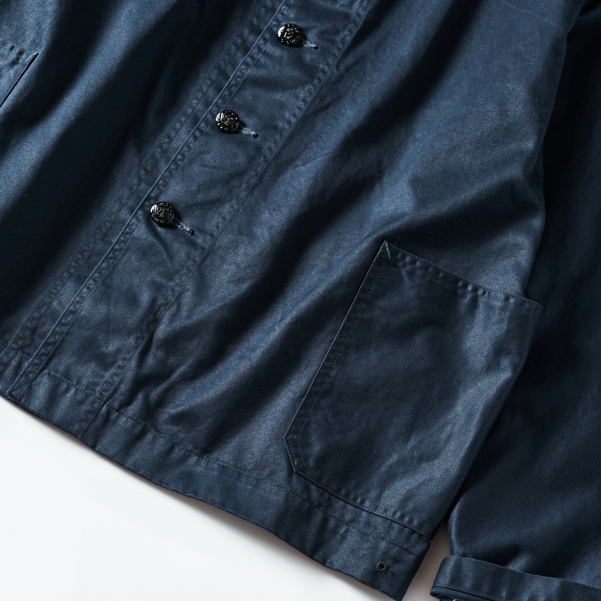 #2114F-CTN NAVY BLU-F : cotton twill navy